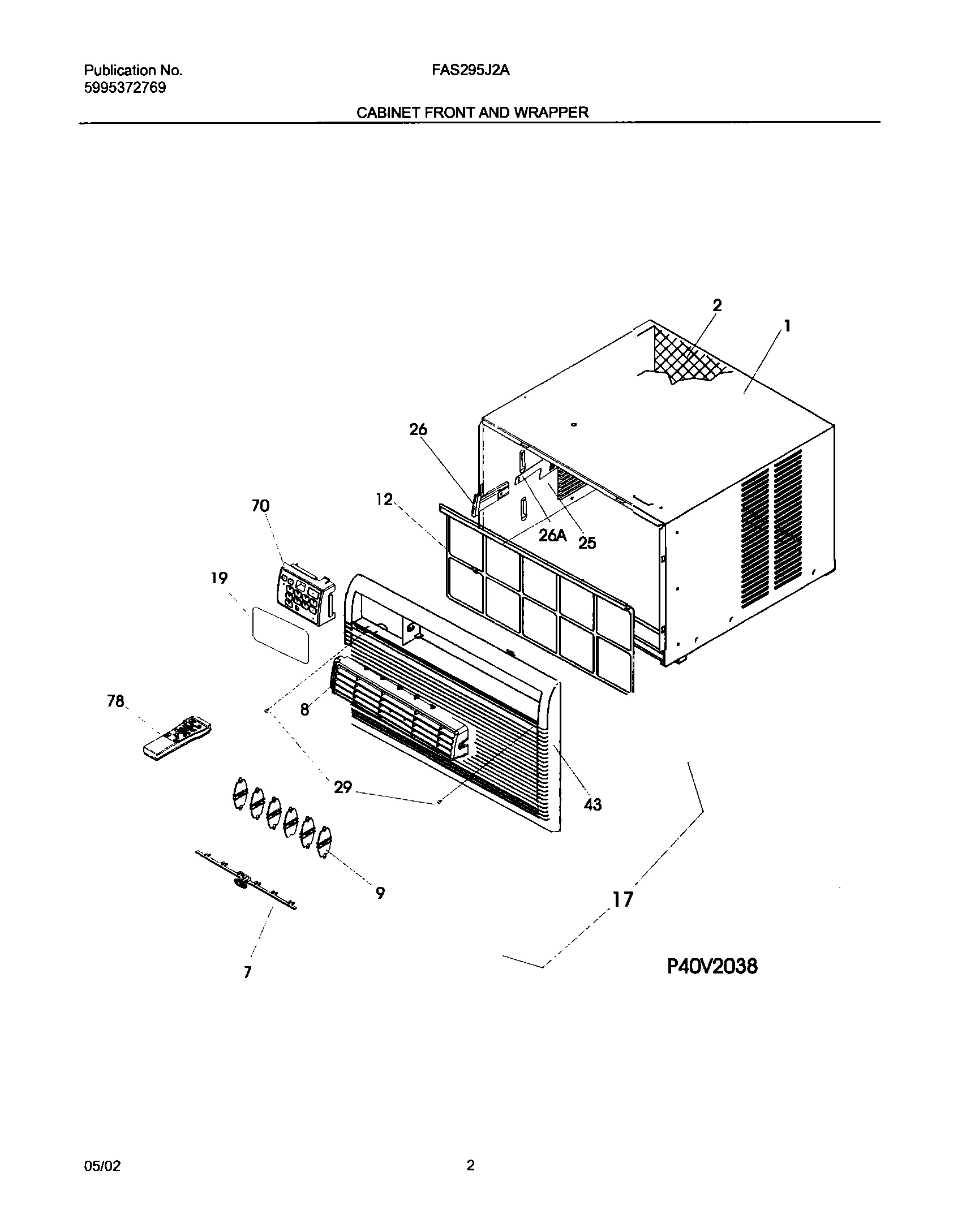 03 - CABINET FRONT AND WRAPPER