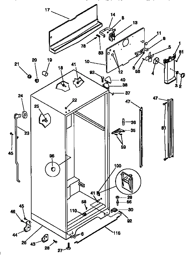 CABINET PARTS