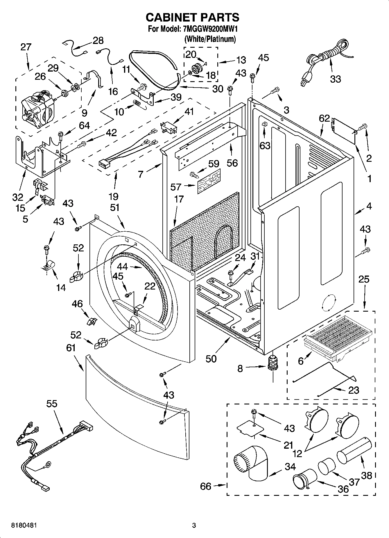 02 - CABINET PARTS