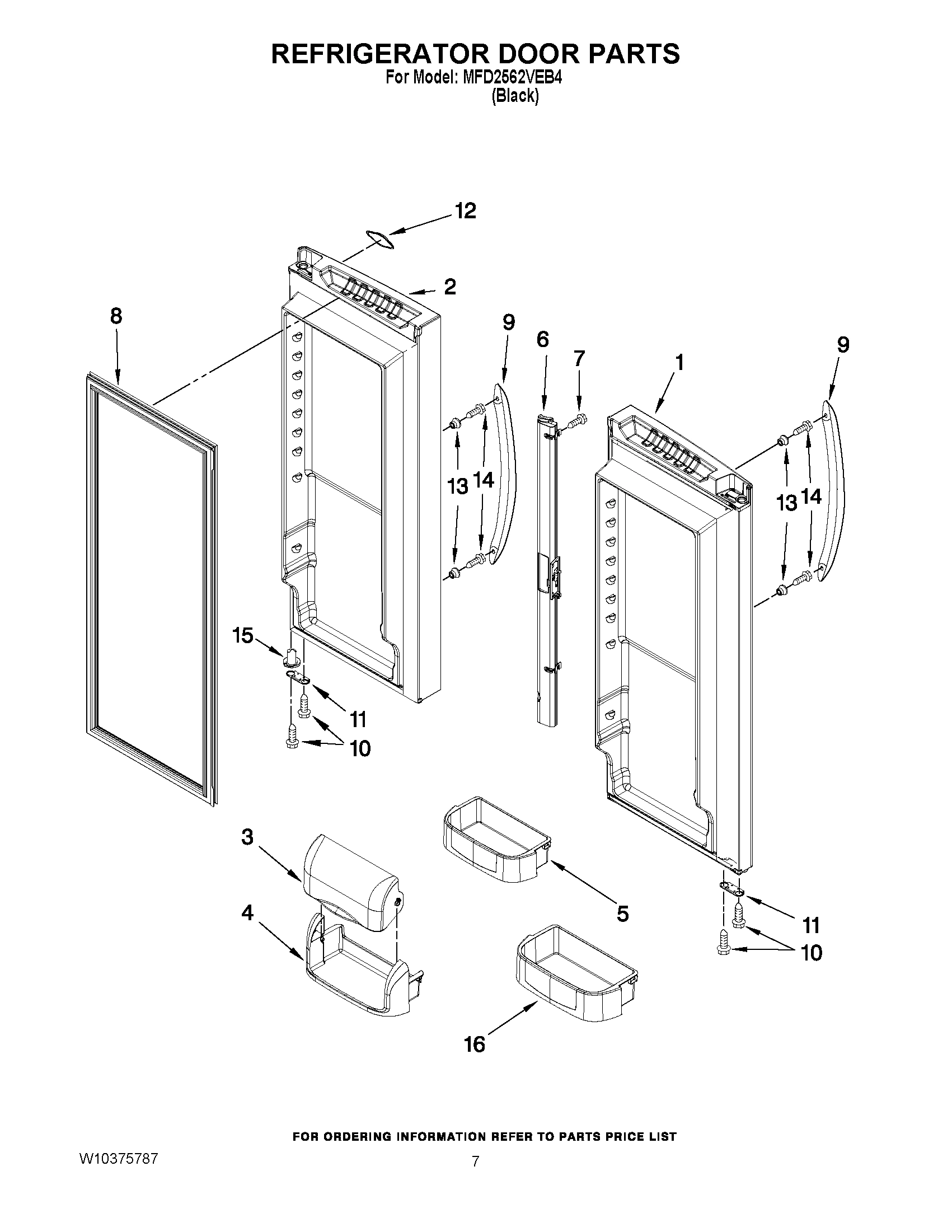 04 - REFRIGERATOR DOOR PARTS