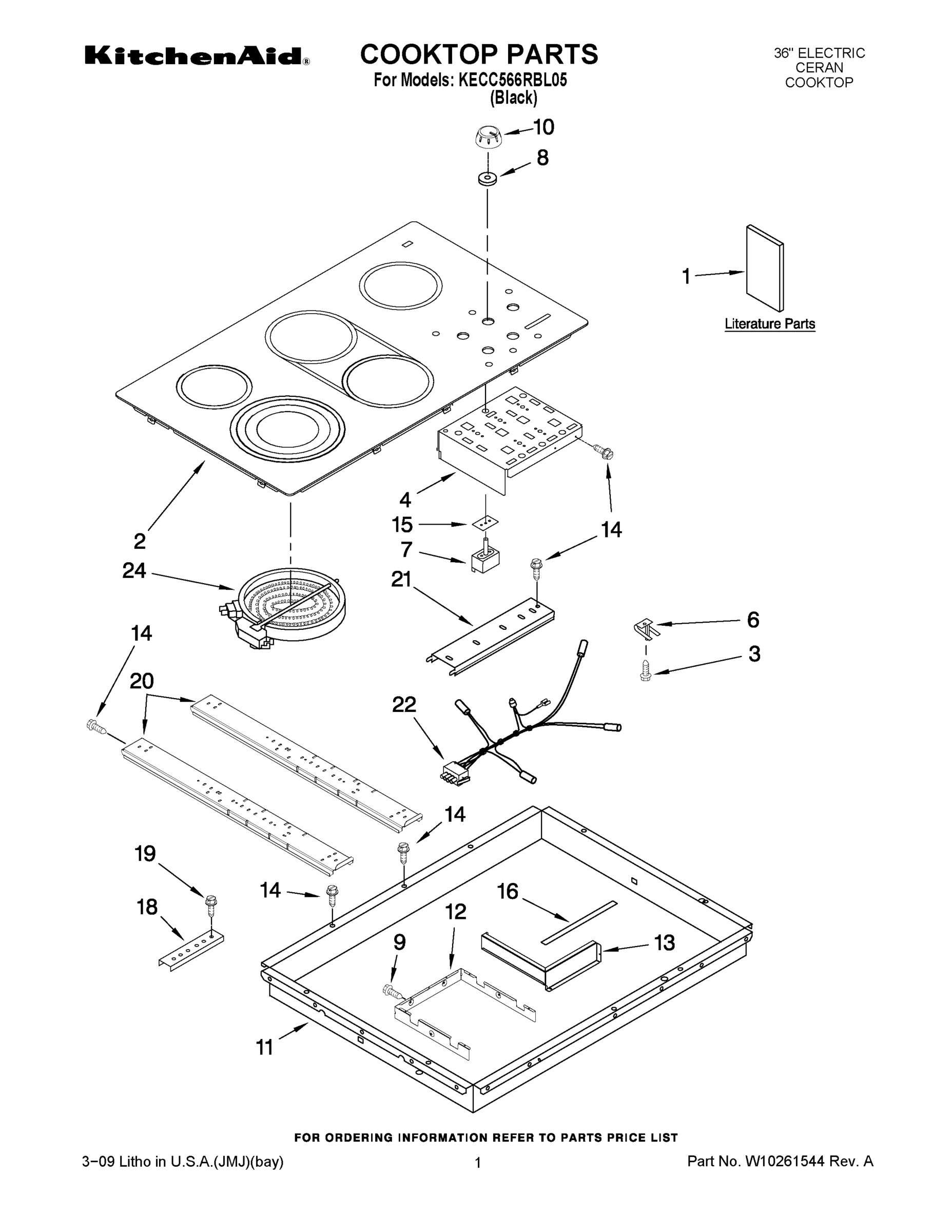 01 - COOKTOP PARTS