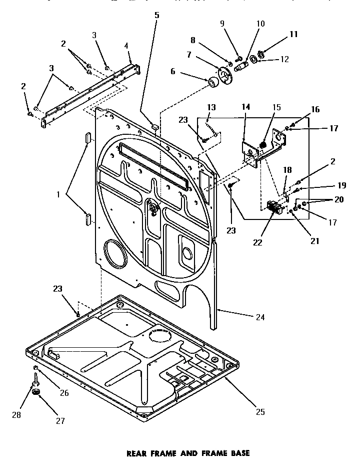 20 - REAR FRAME & FRAME BASE