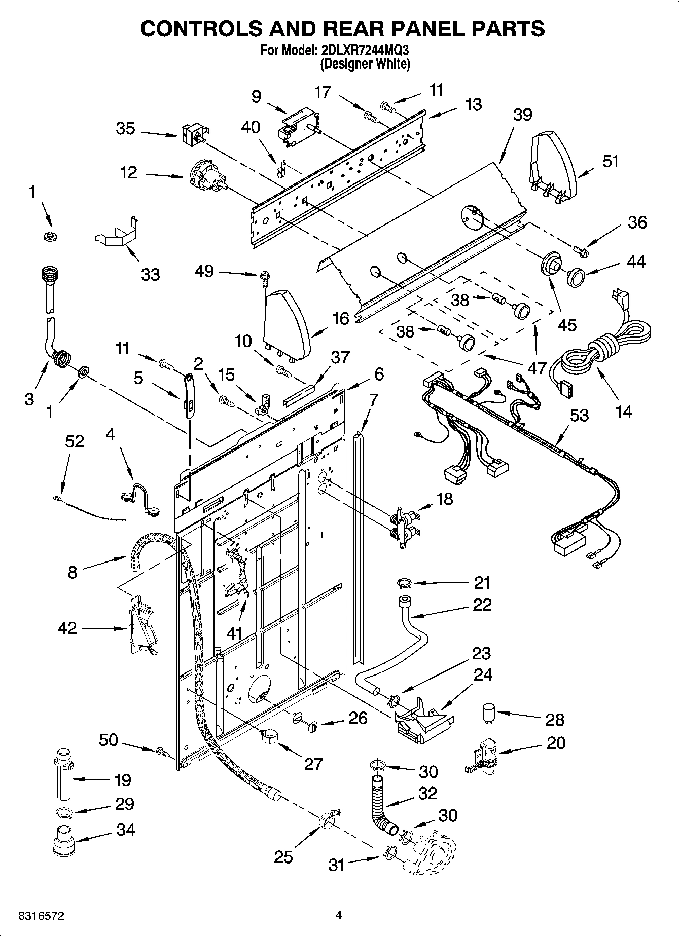 02 - CONTROLS AND REAR PANEL PARTS