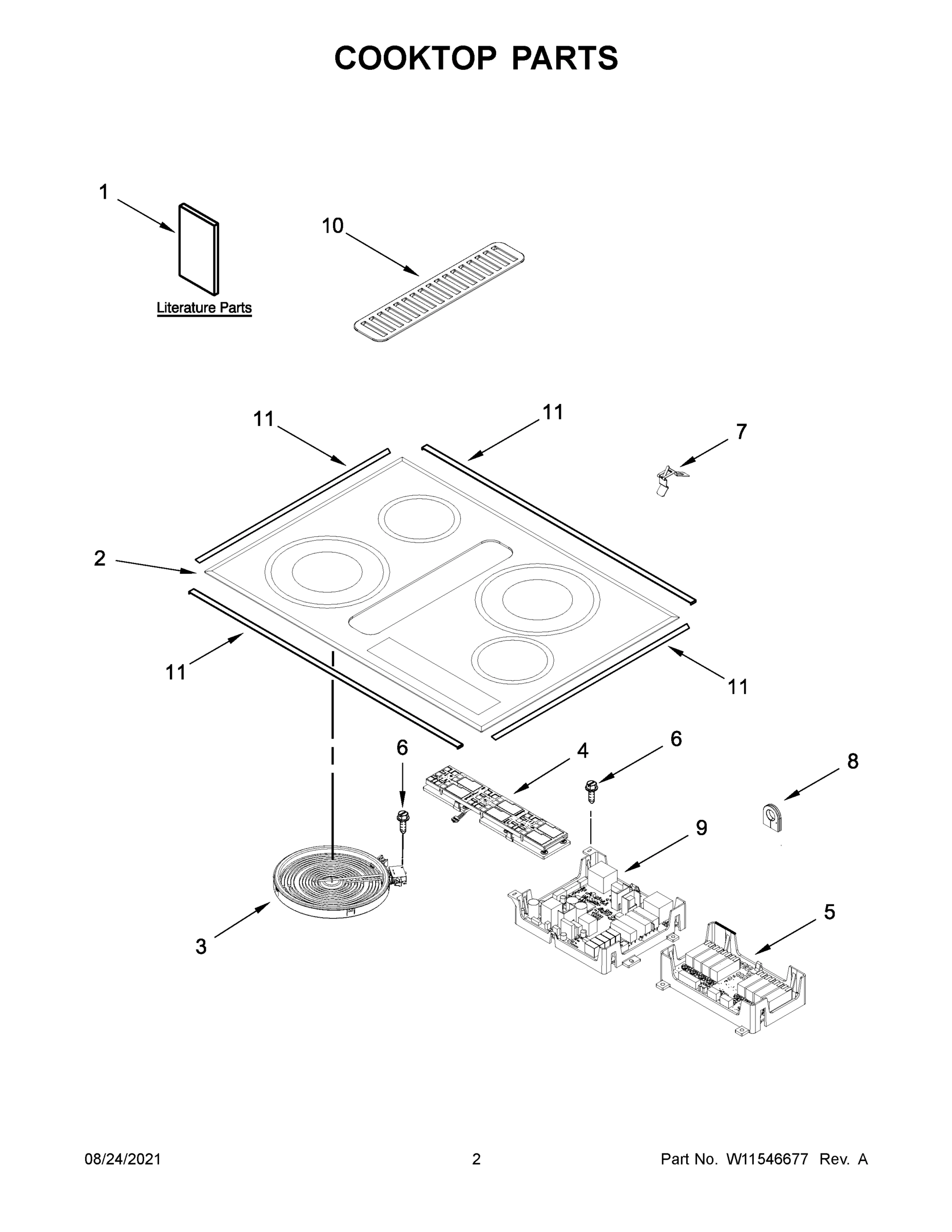 02 - COOKTOP PARTS