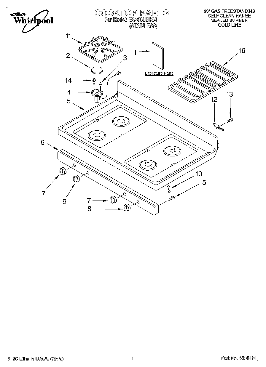 01 - COOKTOP, LITERATURE