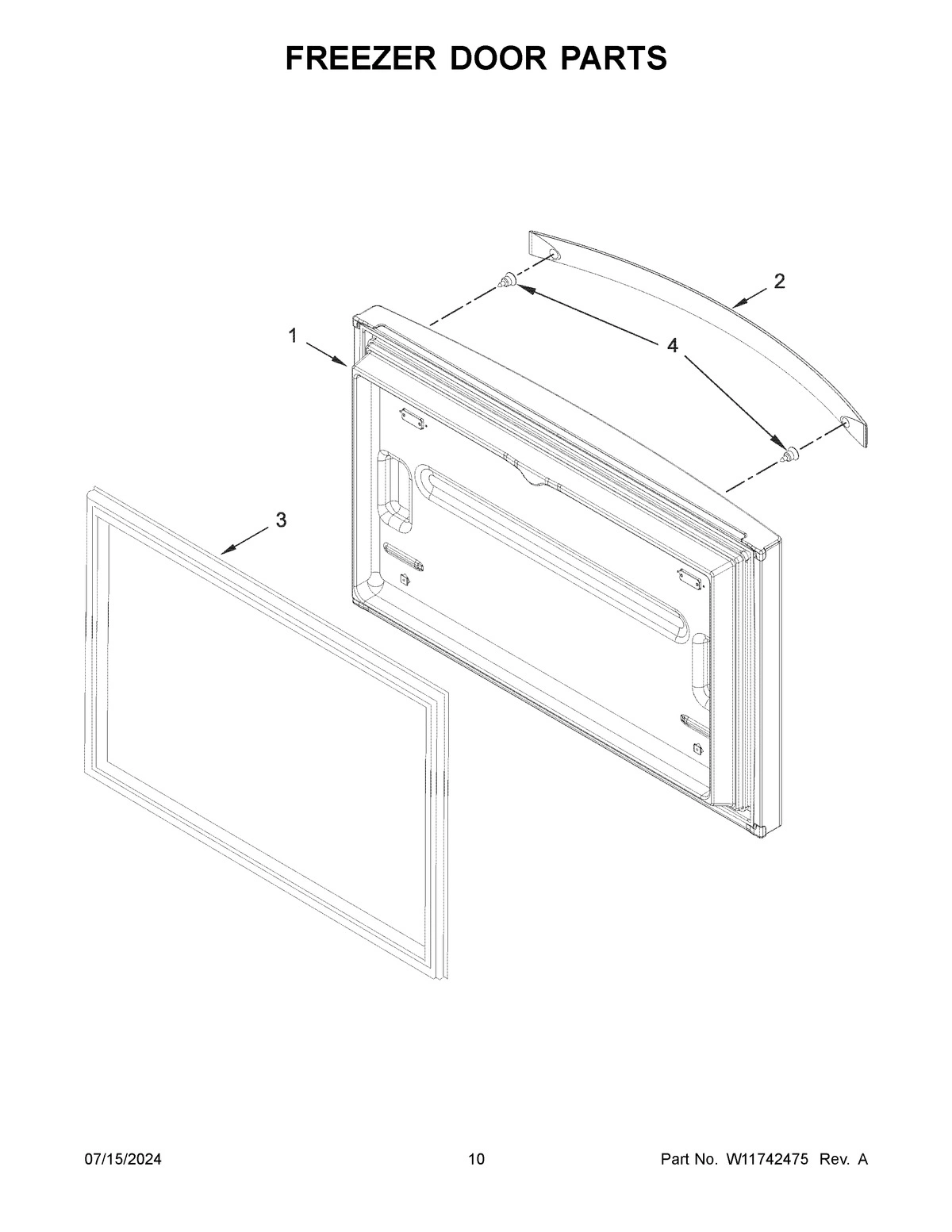 06 - FREEZER DOOR PARTS