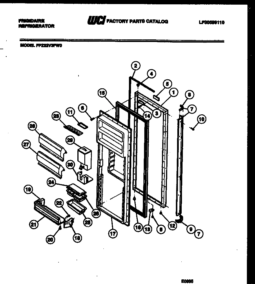 02 - REFRIGERATOR DOOR PARTS