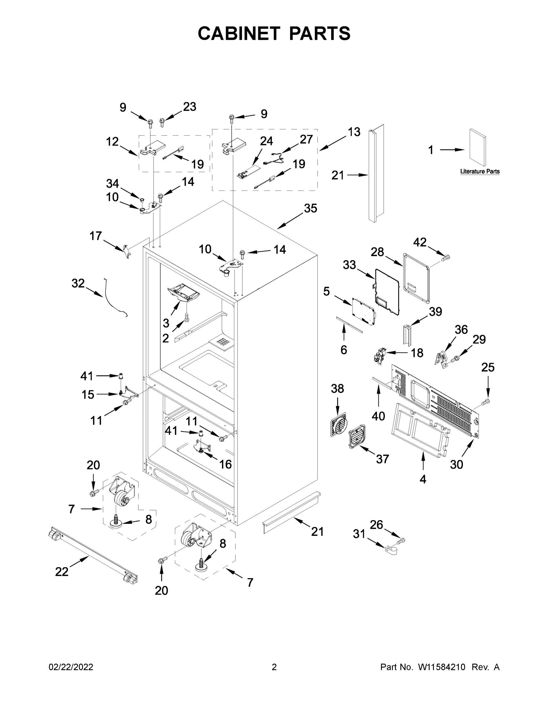 02 - CABINET PARTS