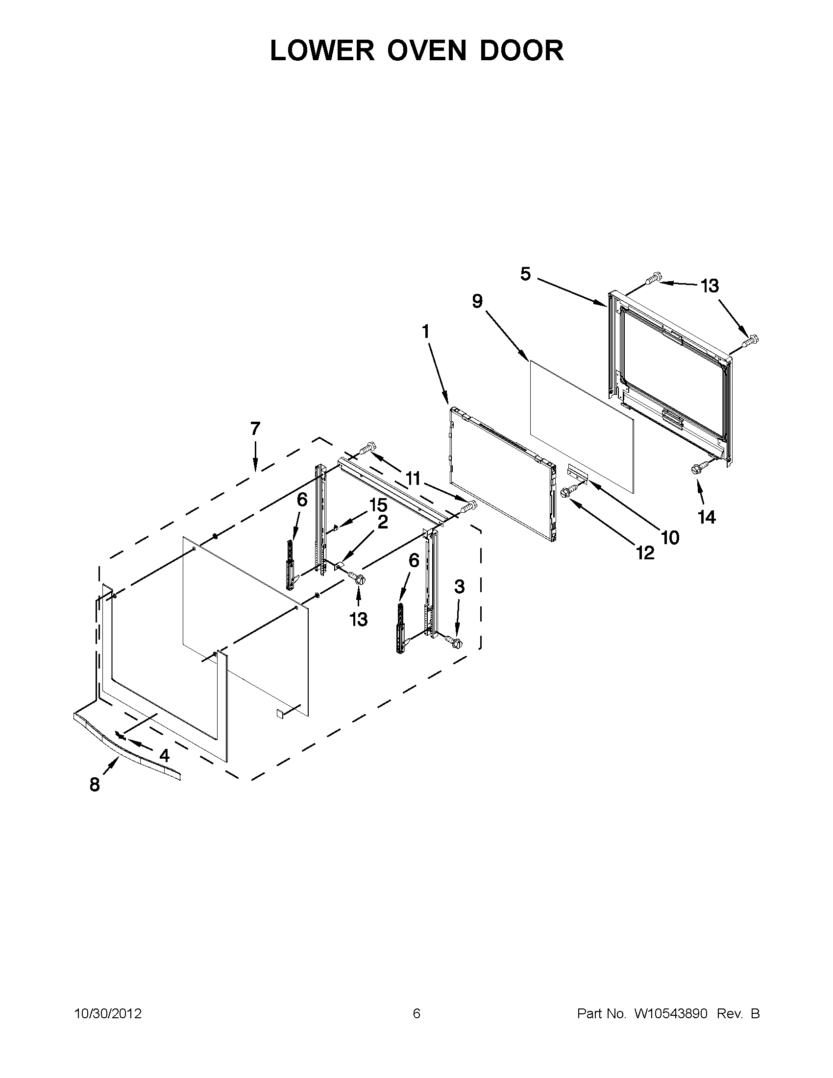 03 - LOWER OVEN DOOR
