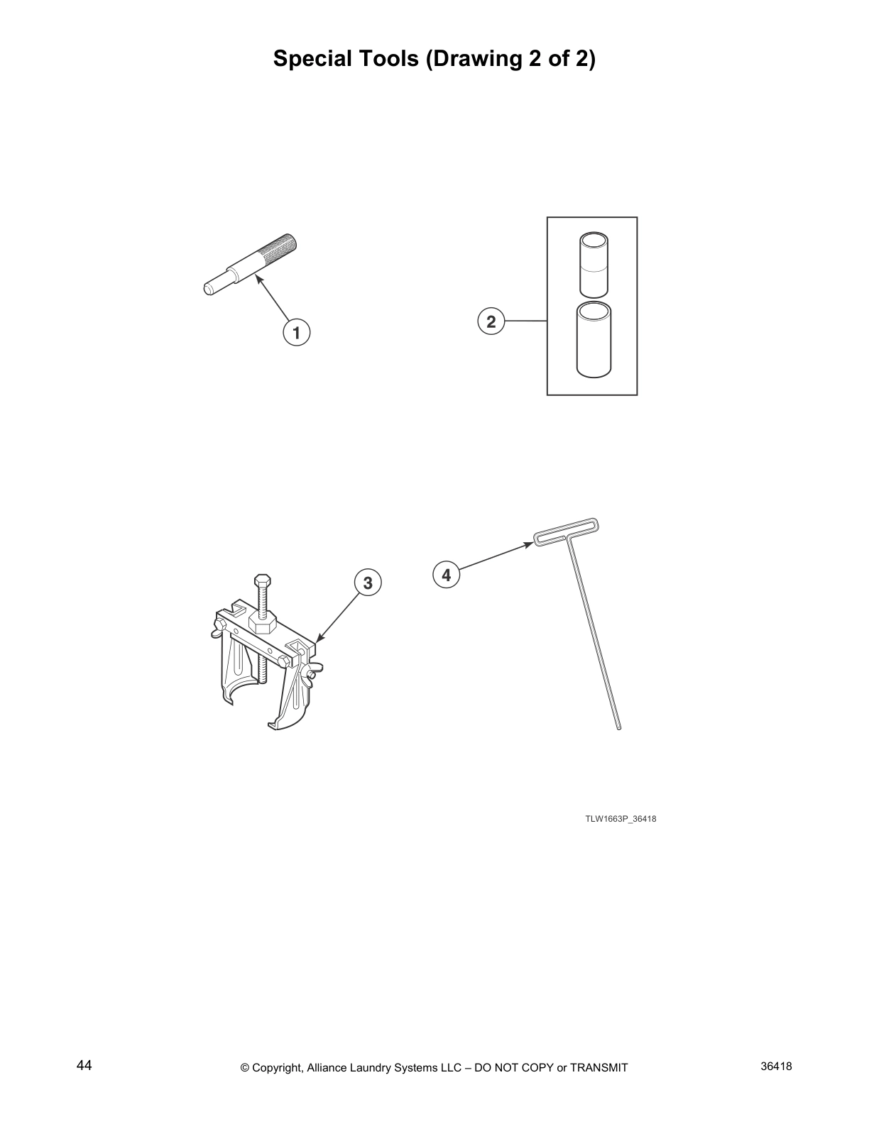 Special Tools (Drawing 2 of 2)