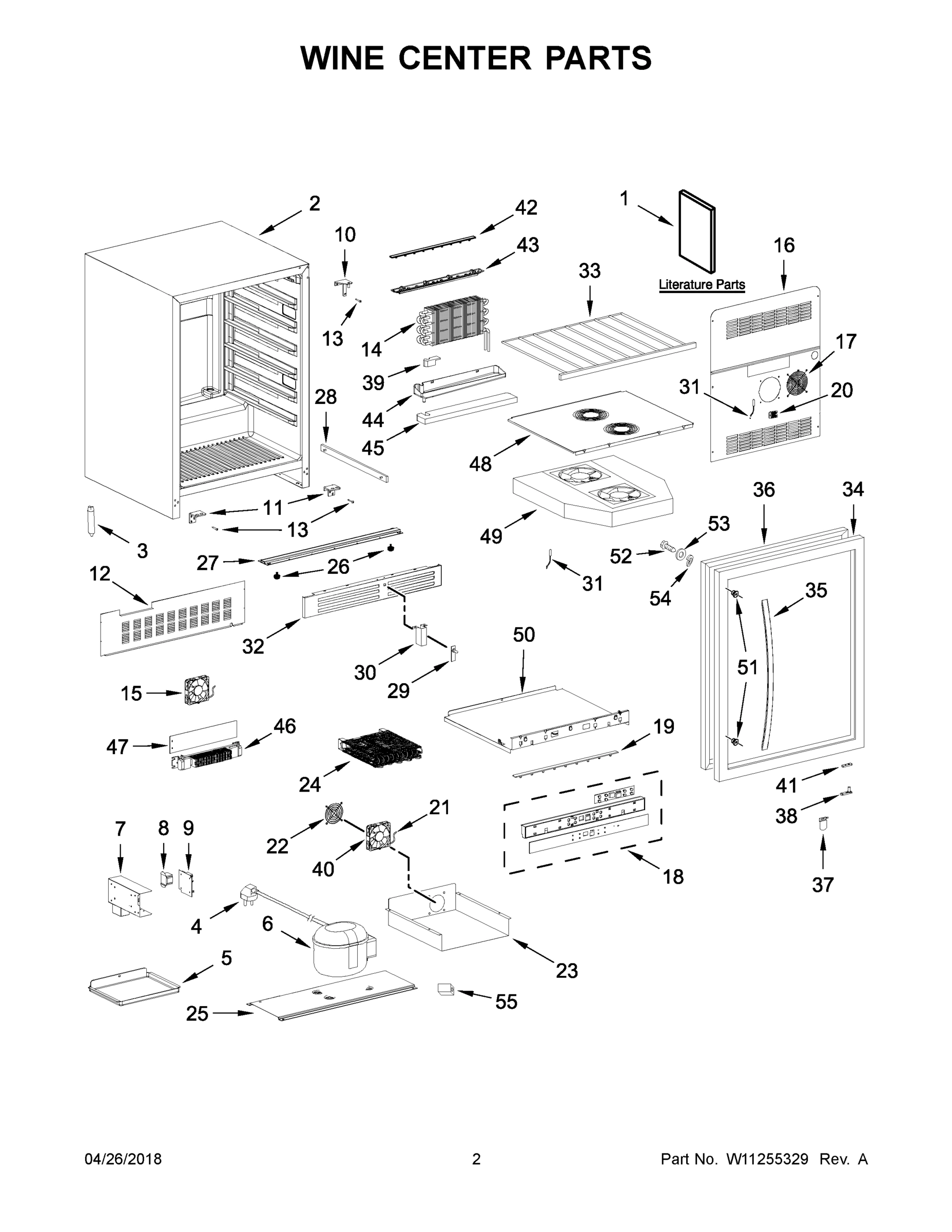 02 - WINE CENTER PARTS