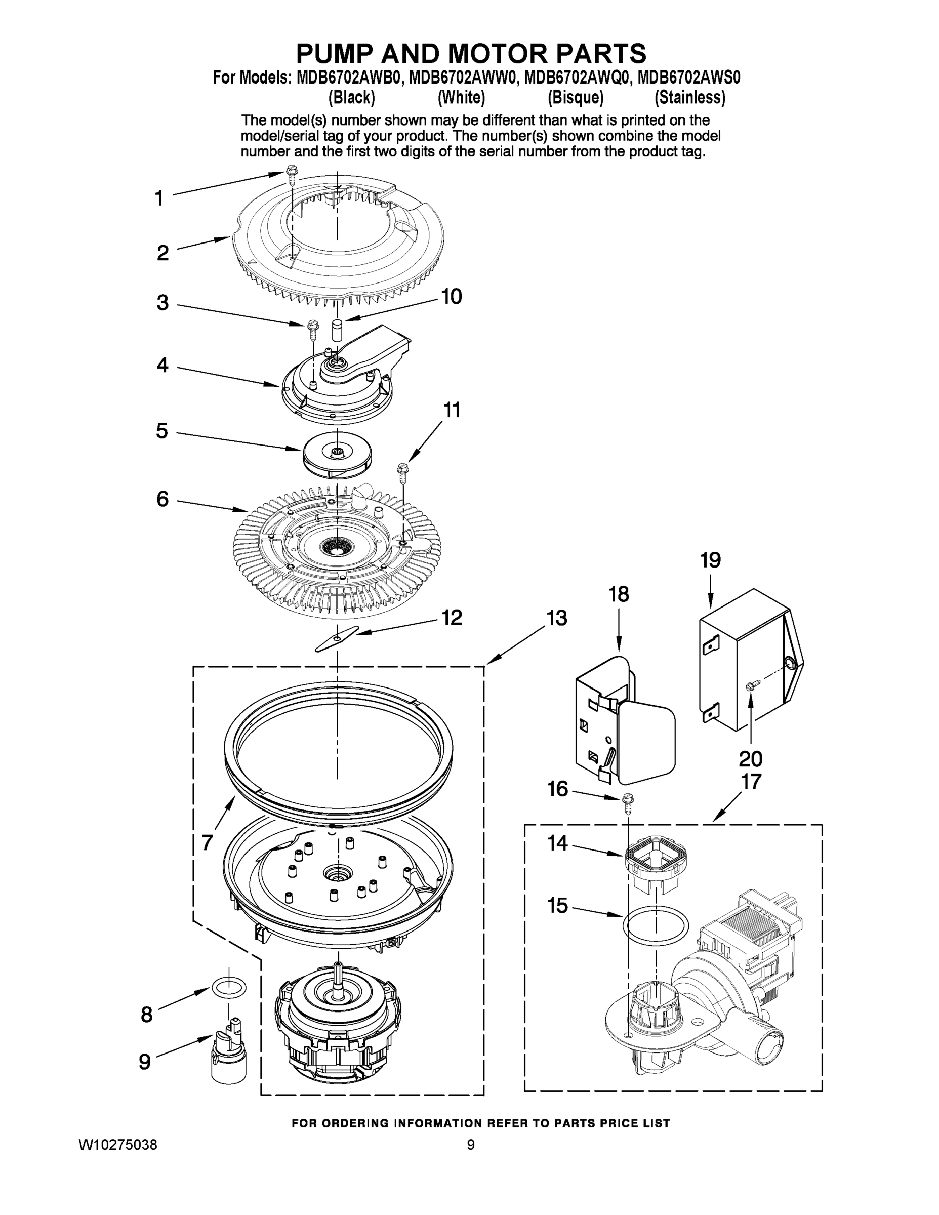 08 - PUMP AND MOTOR PARTS