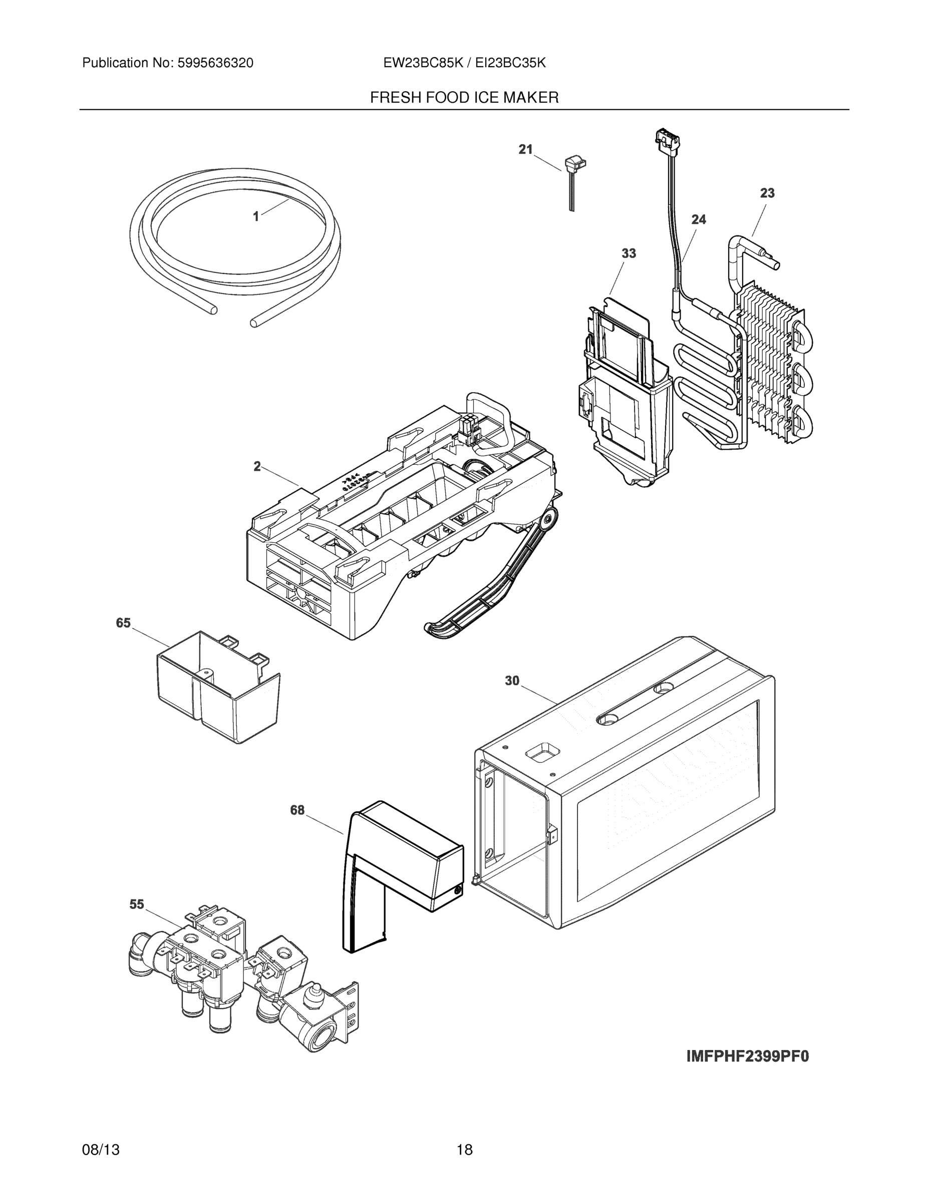 17 - FRESH FOOD ICE MAKER