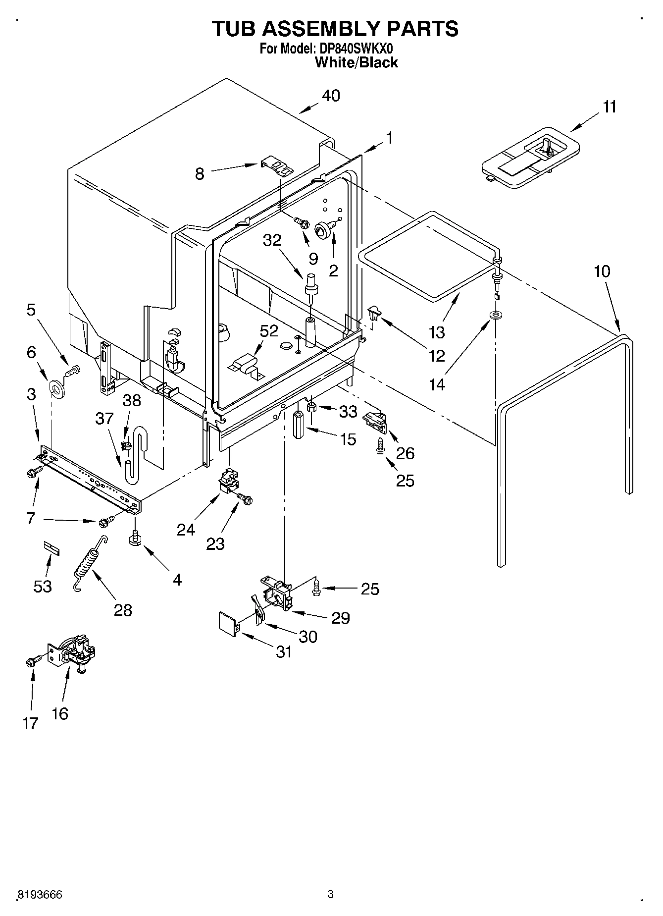 03 - TUB ASSEMBLY