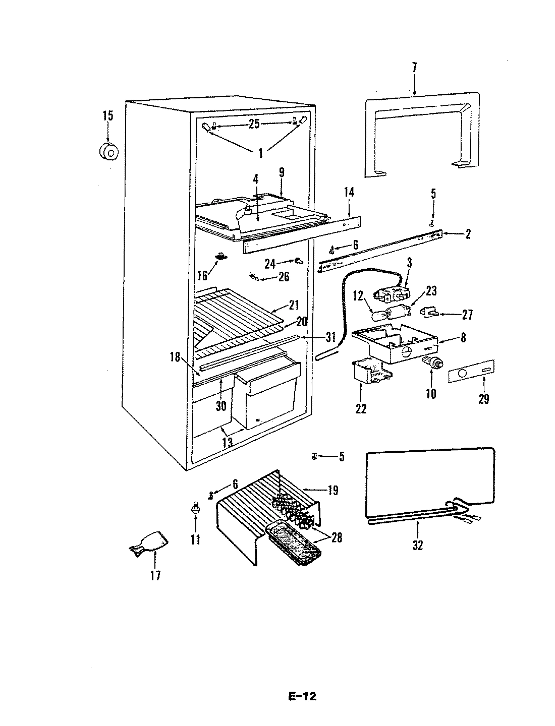 01 - FRESH FOOD & FREEZER COMPARTMENT