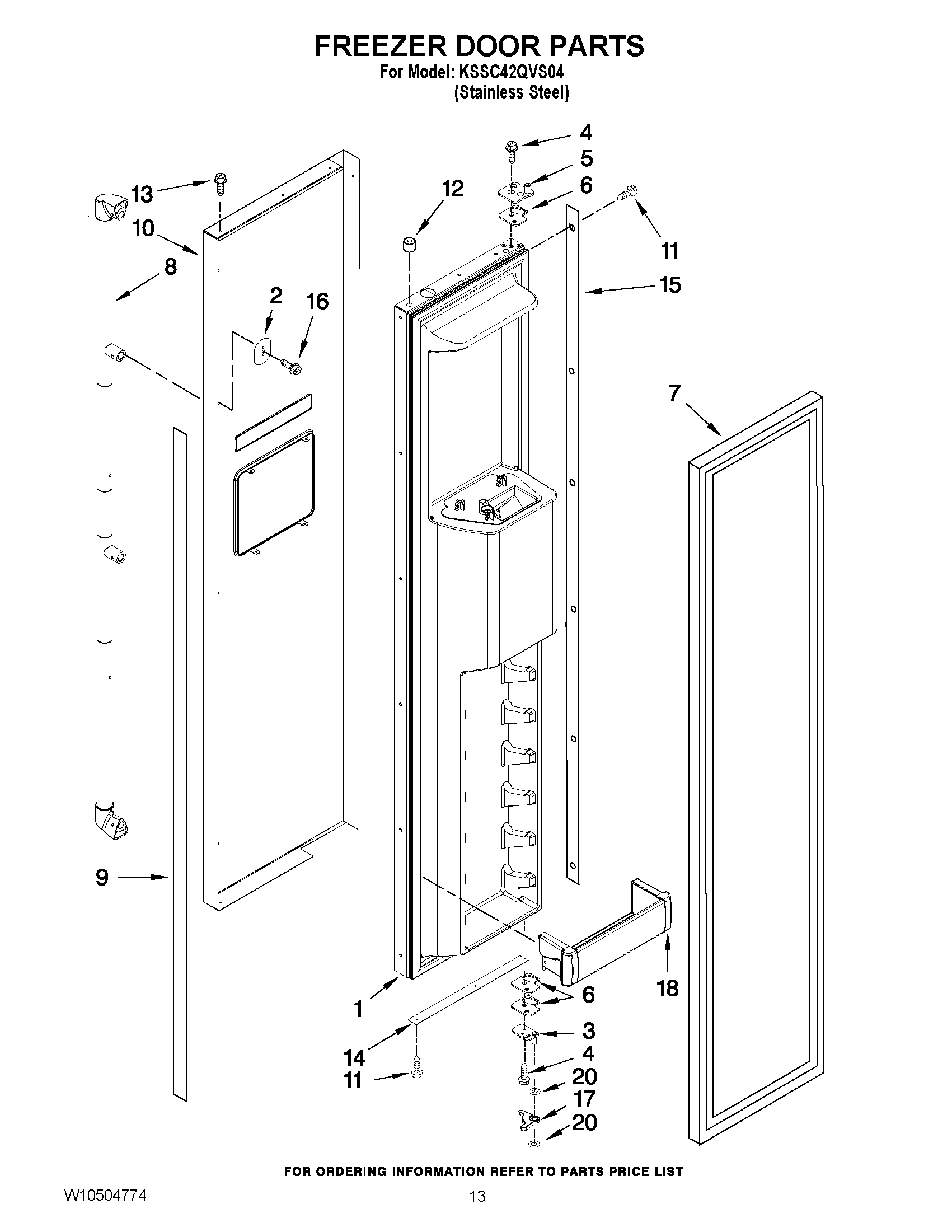 09 - FREEZER DOOR PARTS