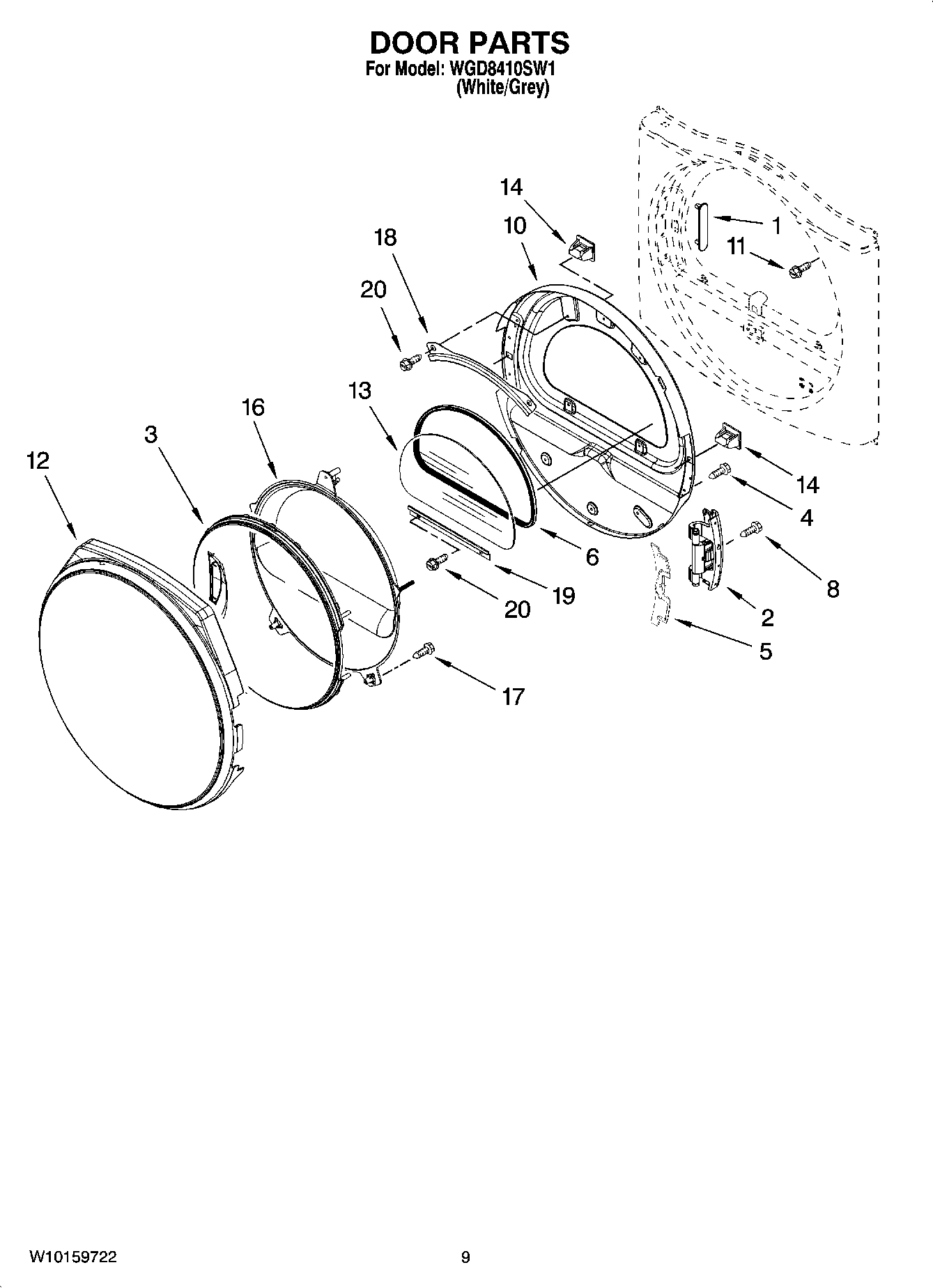 05 - DOOR PARTS, OPTIONAL PARTS (NOT INCLUDED)