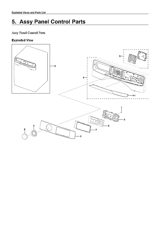 Control Panel Assembly