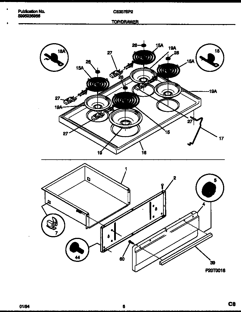 04 - COOKTOP AND DRAWER PARTS