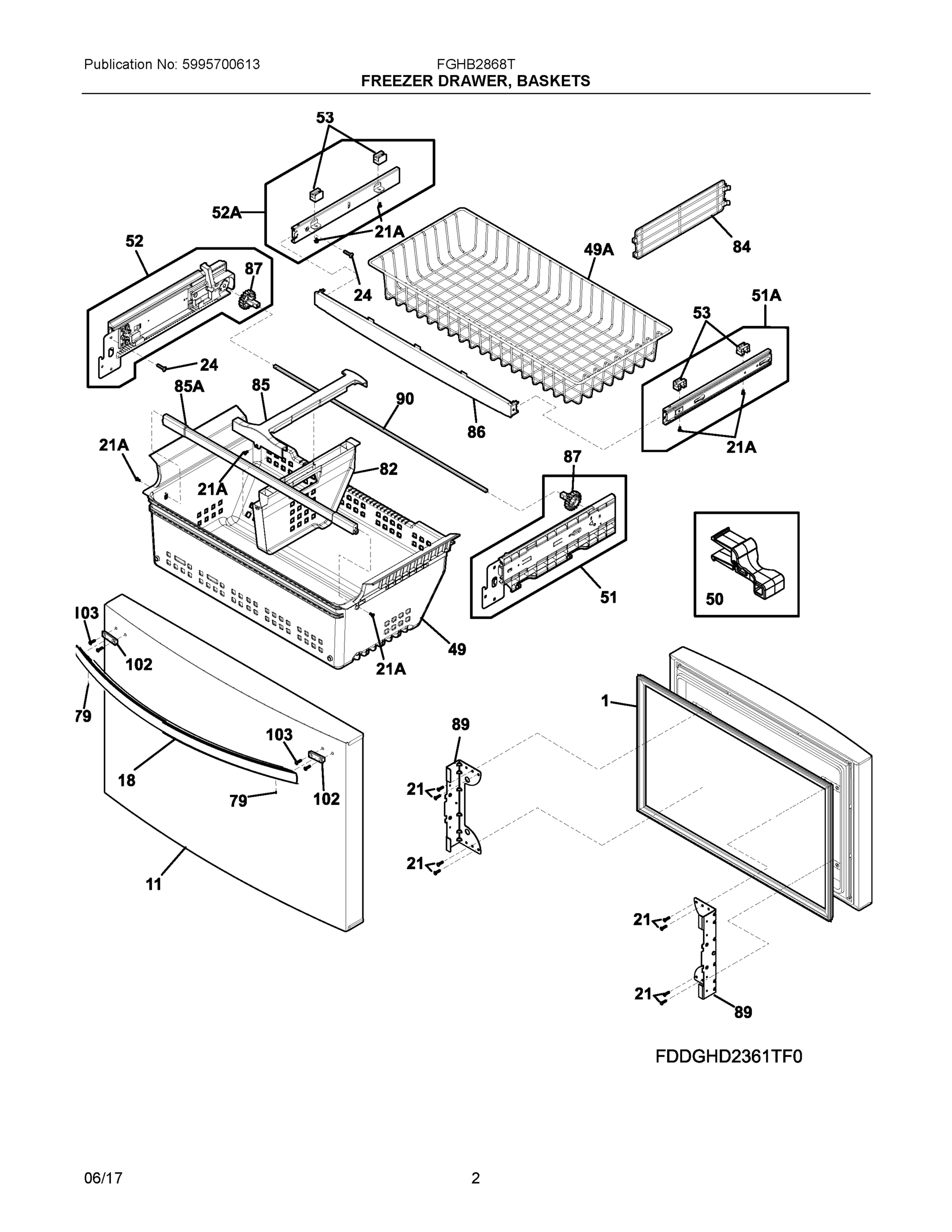 02 - FREEZER DRAWER, BASKETS