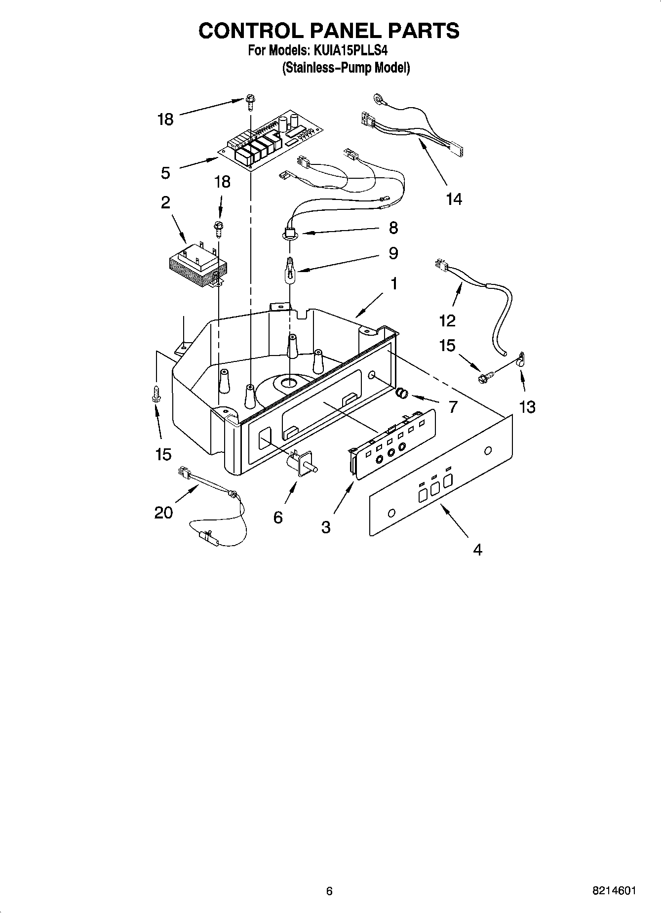 04 - CONTROL PANEL PARTS