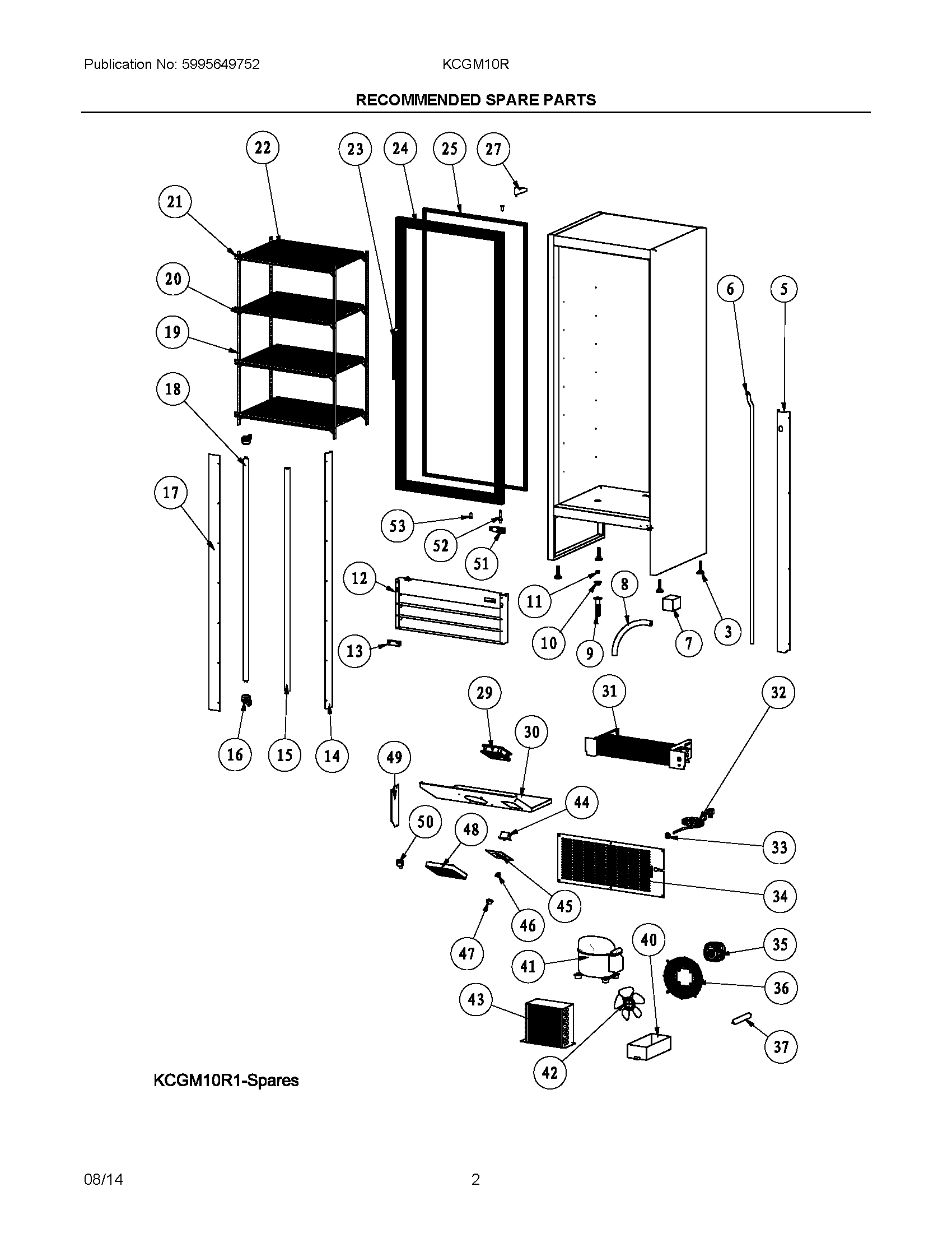 02 - RECOMMENDED SPARE PARTS