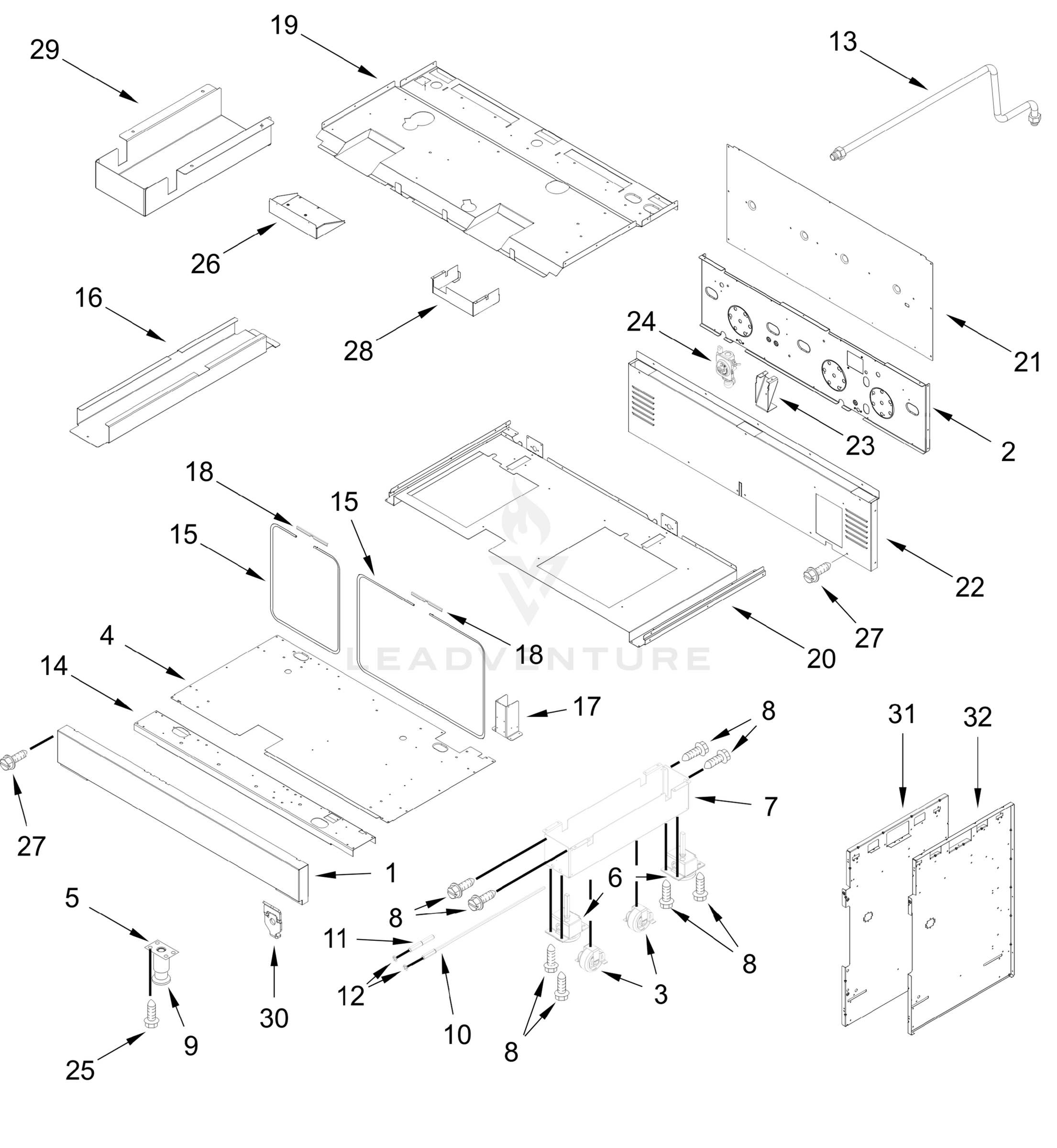 CHASSIS PARTS (48 In)