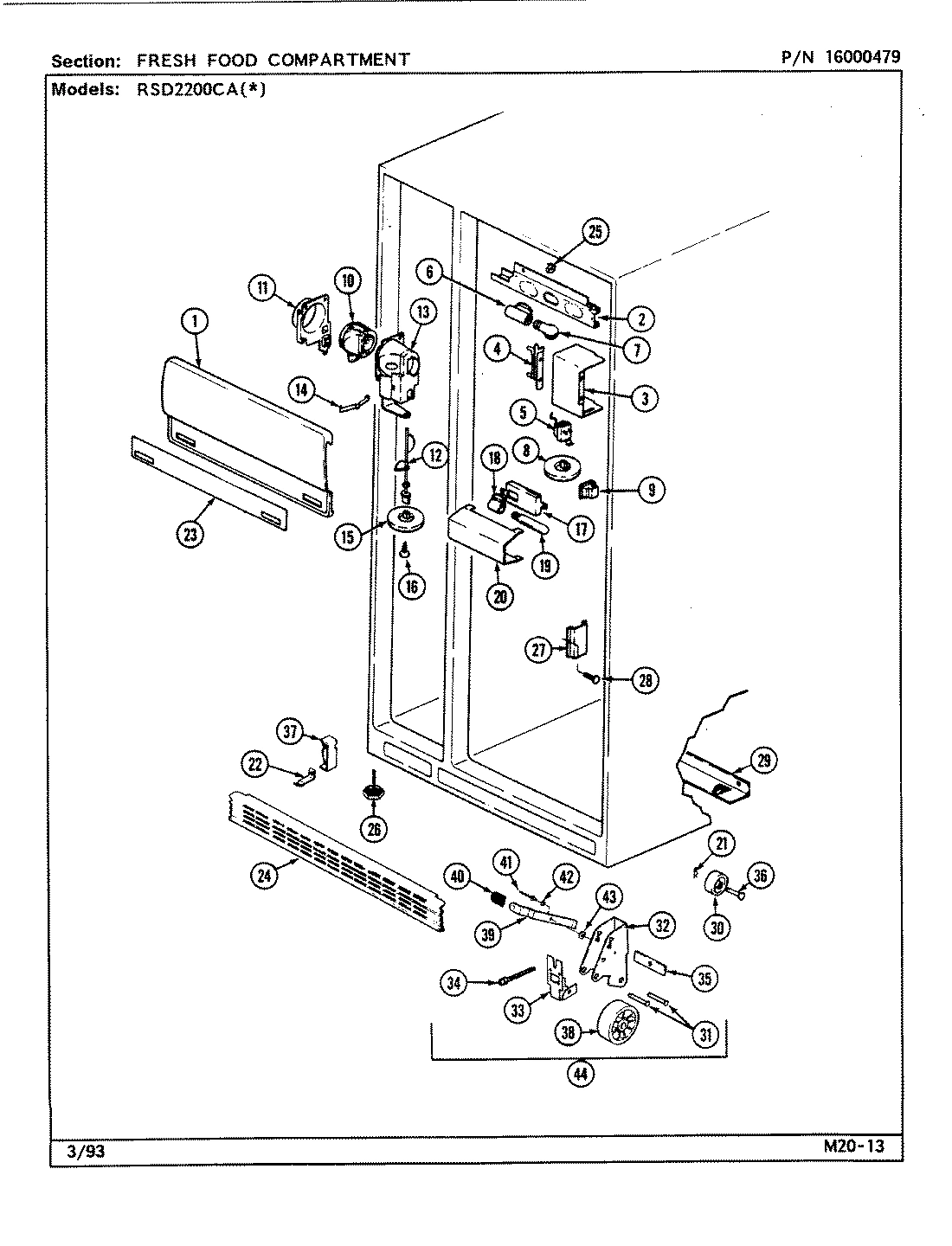 01 - FRESH FOOD COMPARTMENT