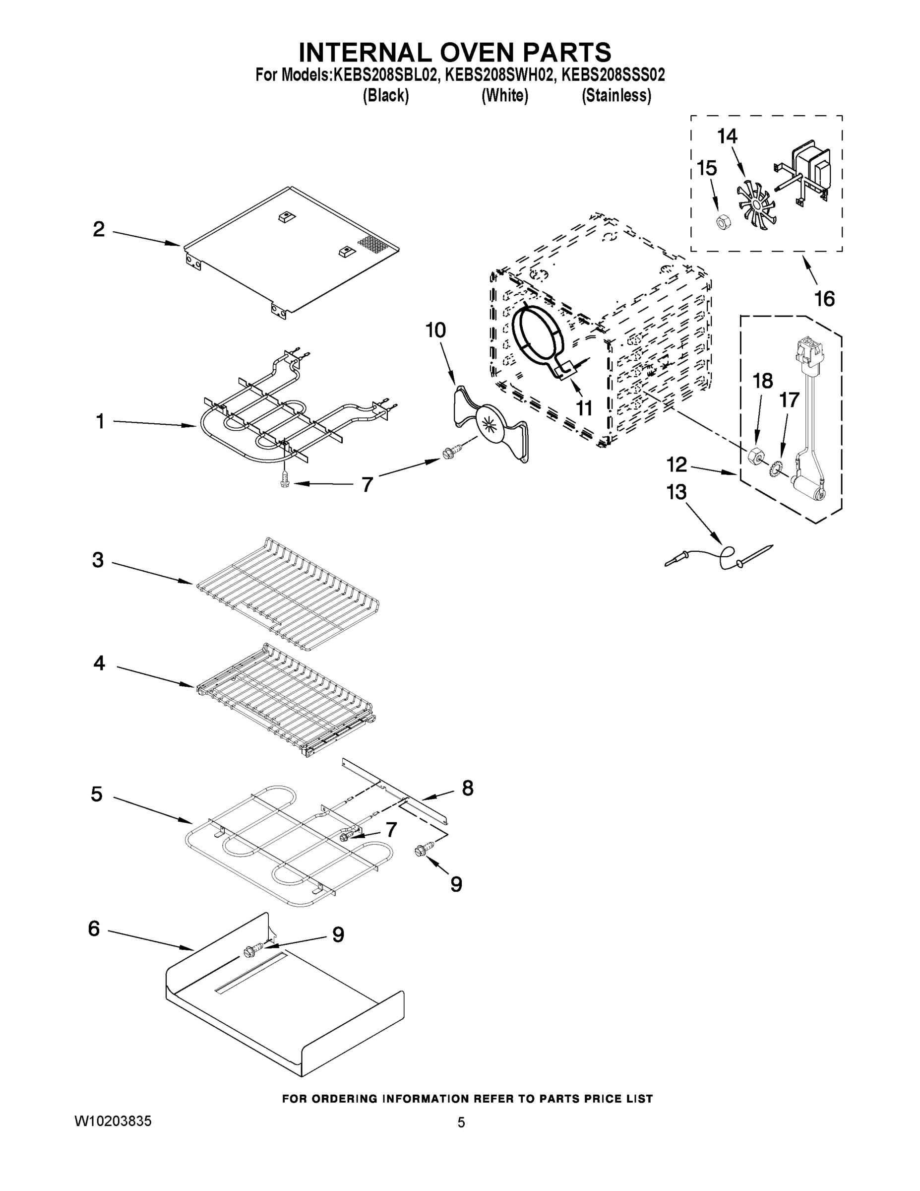 04 - INTERNAL OVEN PARTS