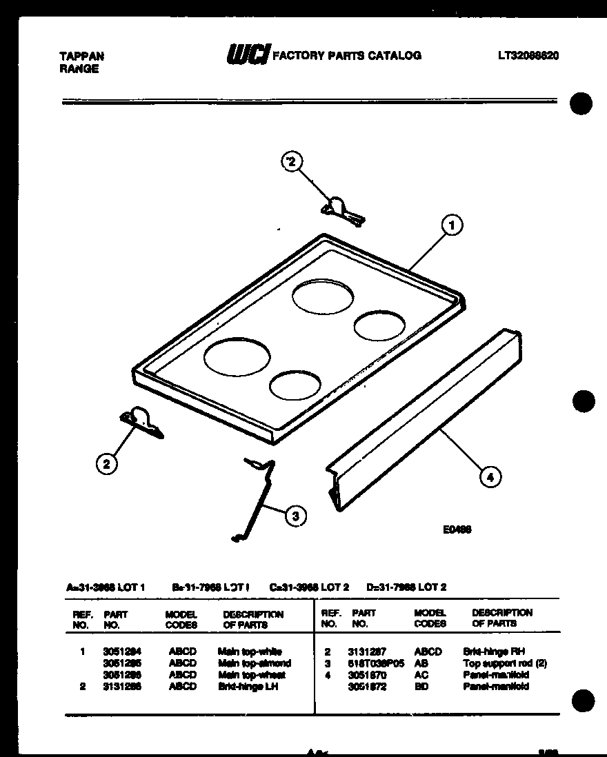 04 - COOKTOP PARTS