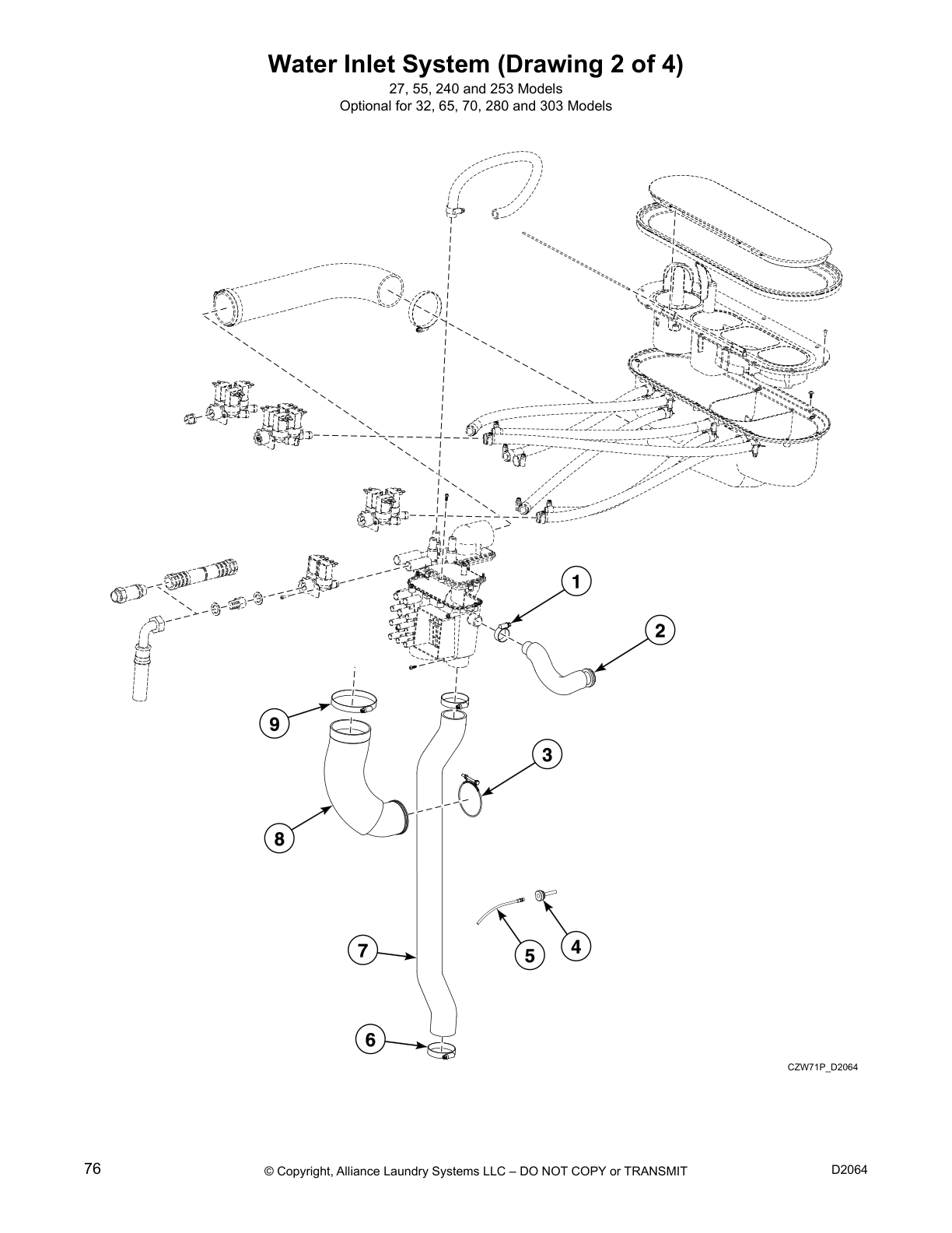 Water Inlet System (Drawing 2 of 4)