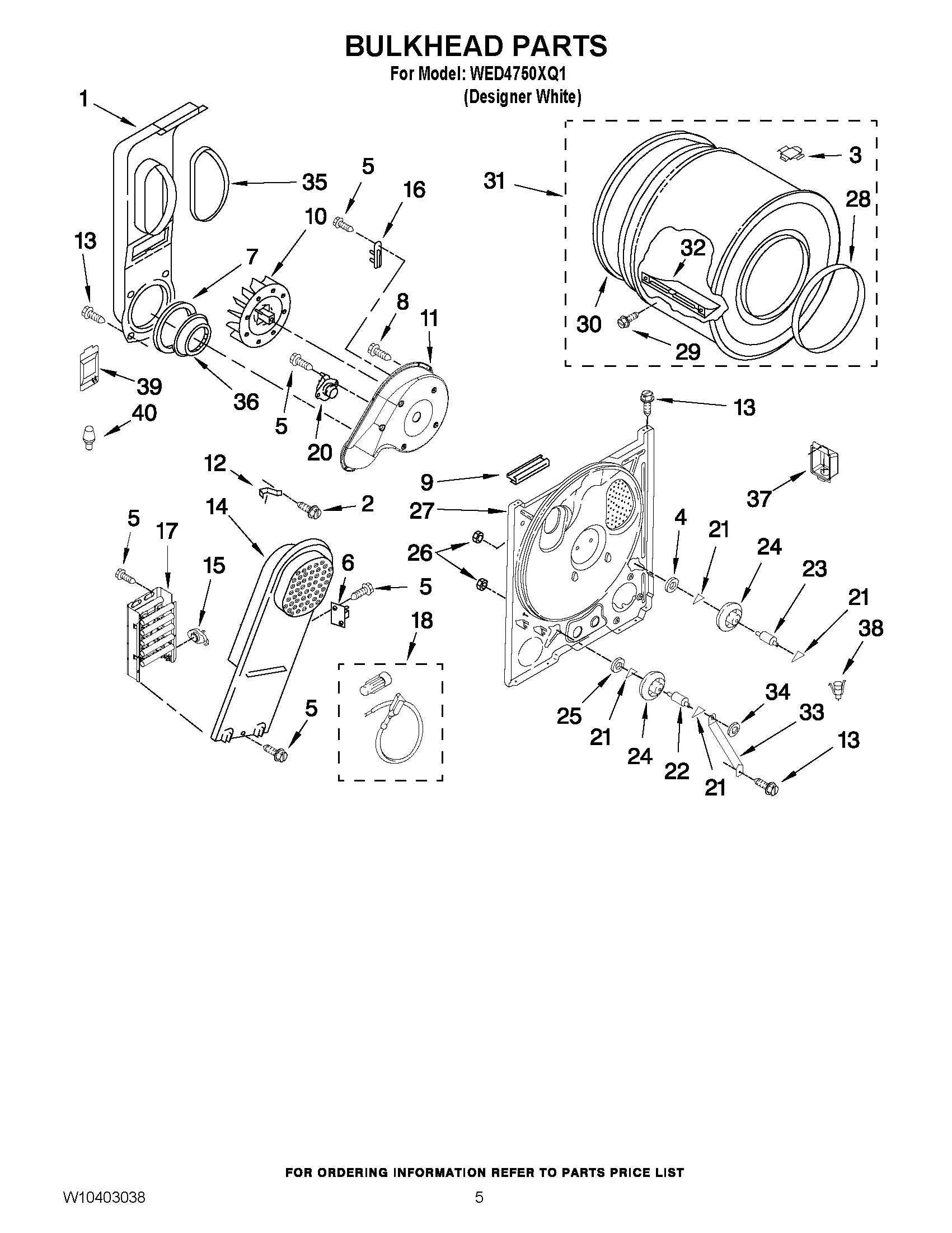 03 - BULKHEAD PARTS
