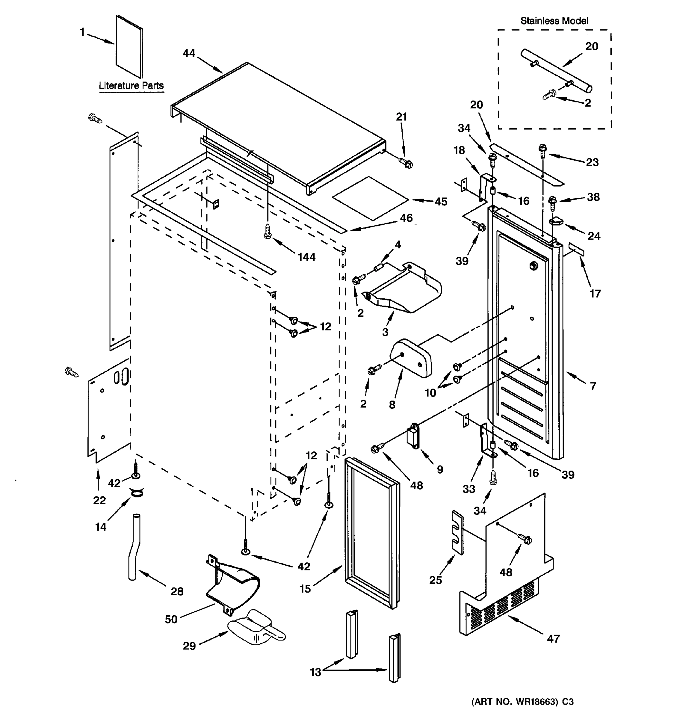 CABINET LINER & DOOR PARTS