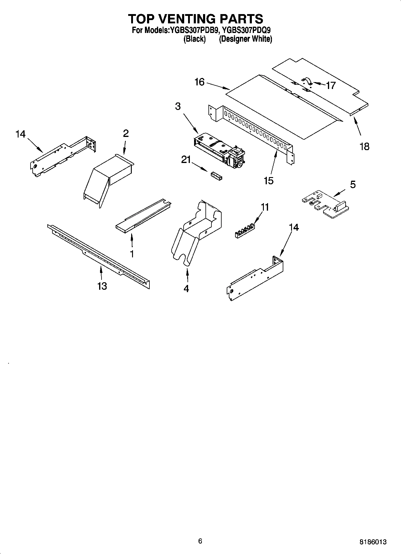 05 - TOP VENTING PARTS, MISCELLANEOUS PARTS