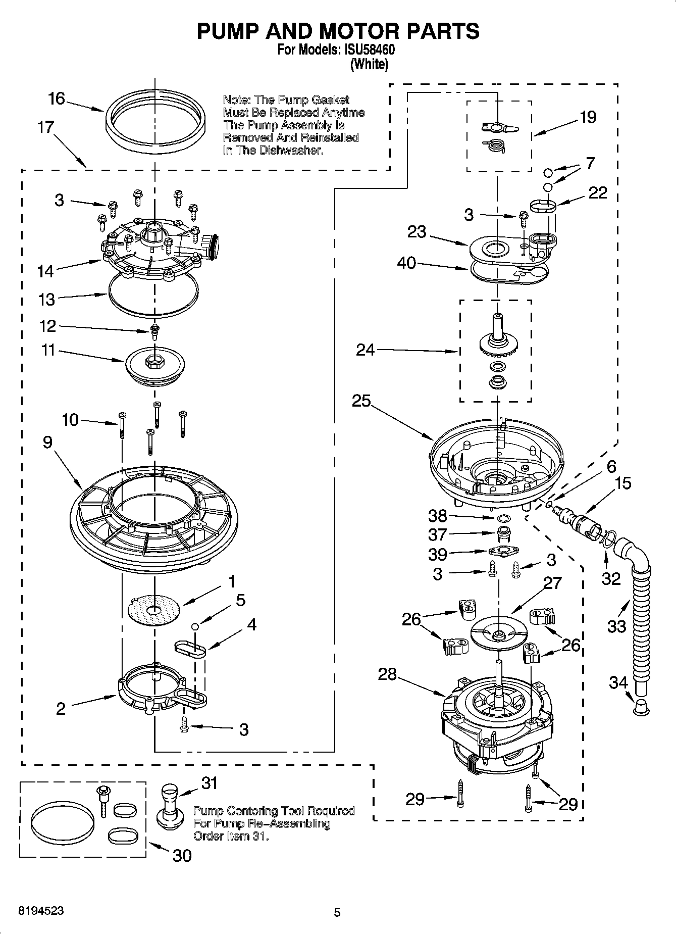 04 - PUMP AND MOTOR PARTS