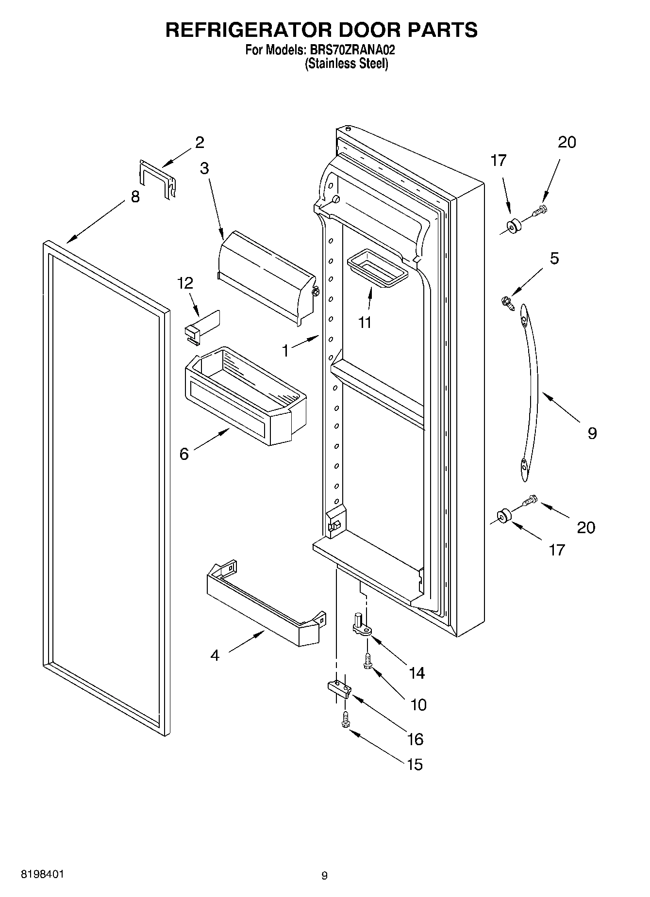 06 - REFRIGERATOR DOOR PARTS