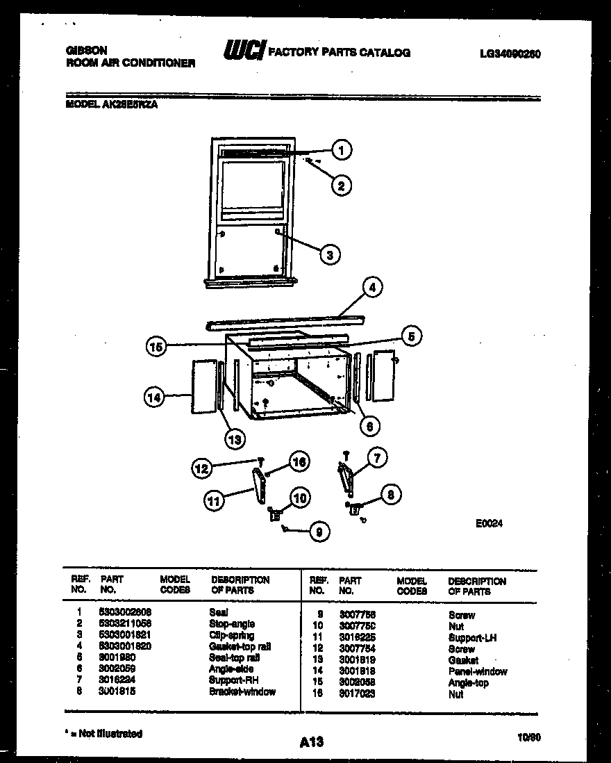 06 - CABINET AND INSTALLATION PARTS