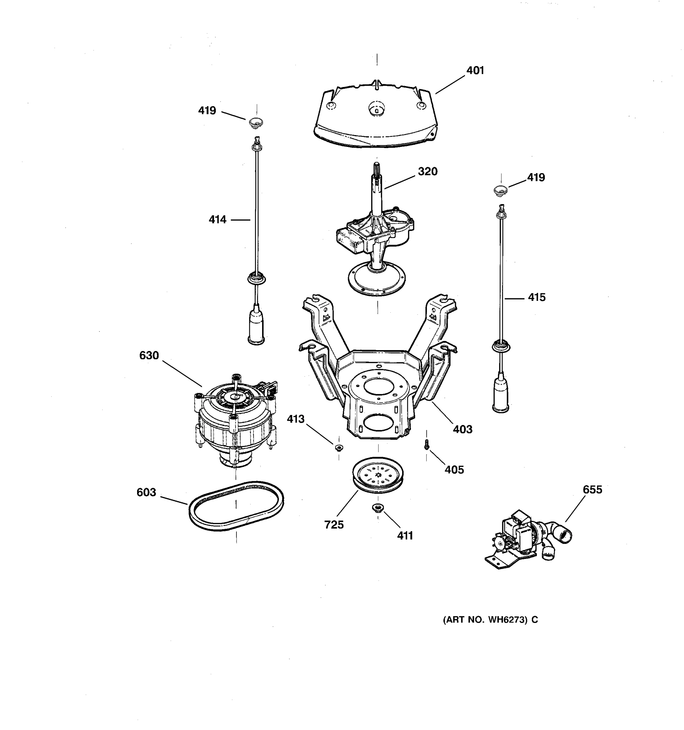 SUSPENSION, PUMP & DRIVE COMPONENTS