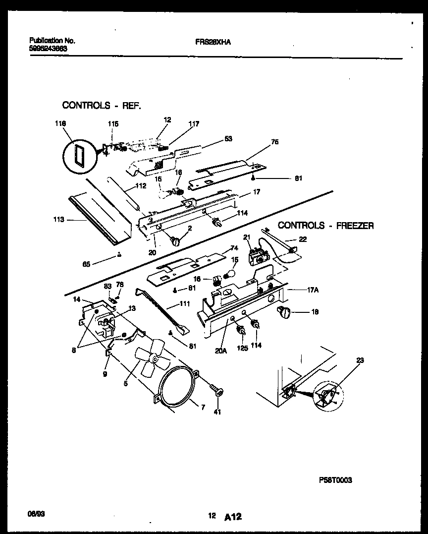 07 - REFRIGERATOR CONTROL ASSEMBLY, DAMP