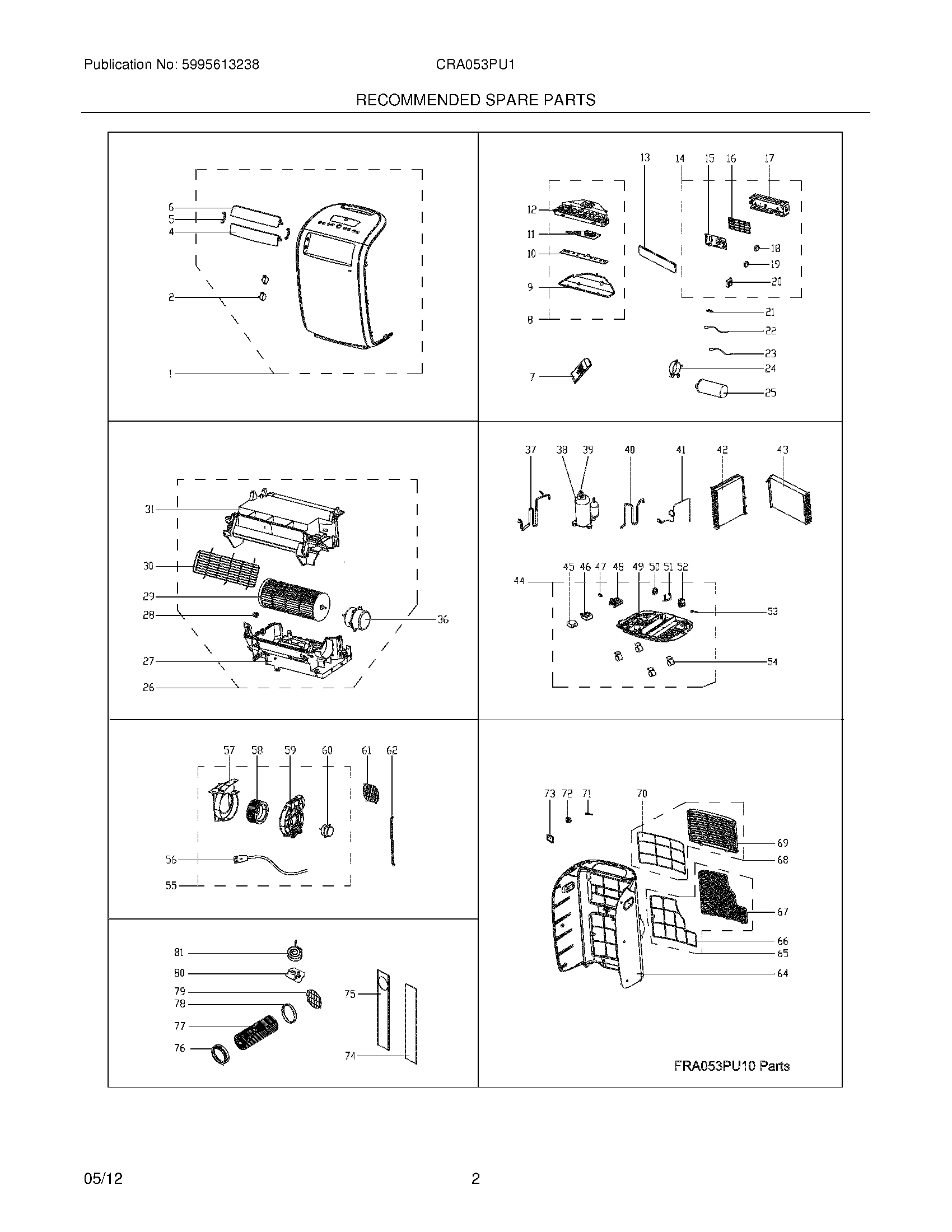 03 - RECOMMENDED SPARE PARTS