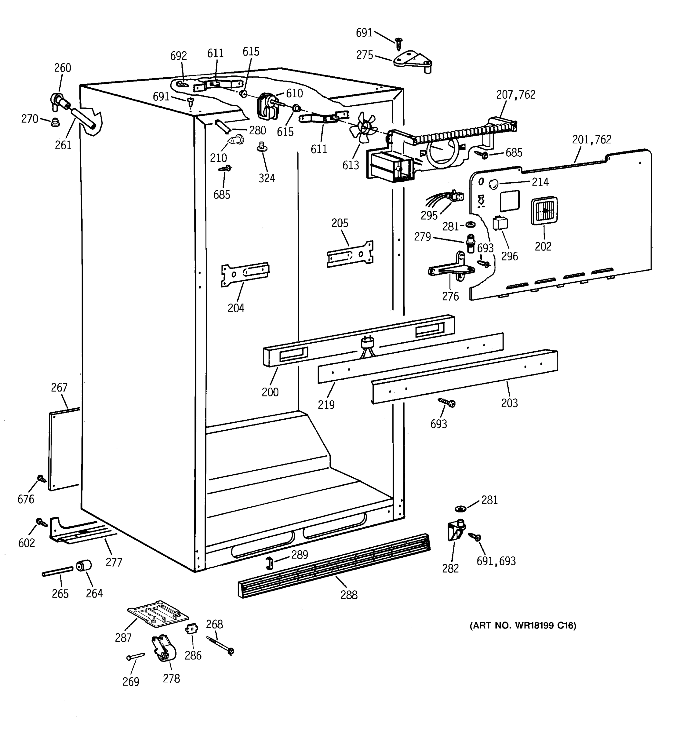 CABINET PARTS