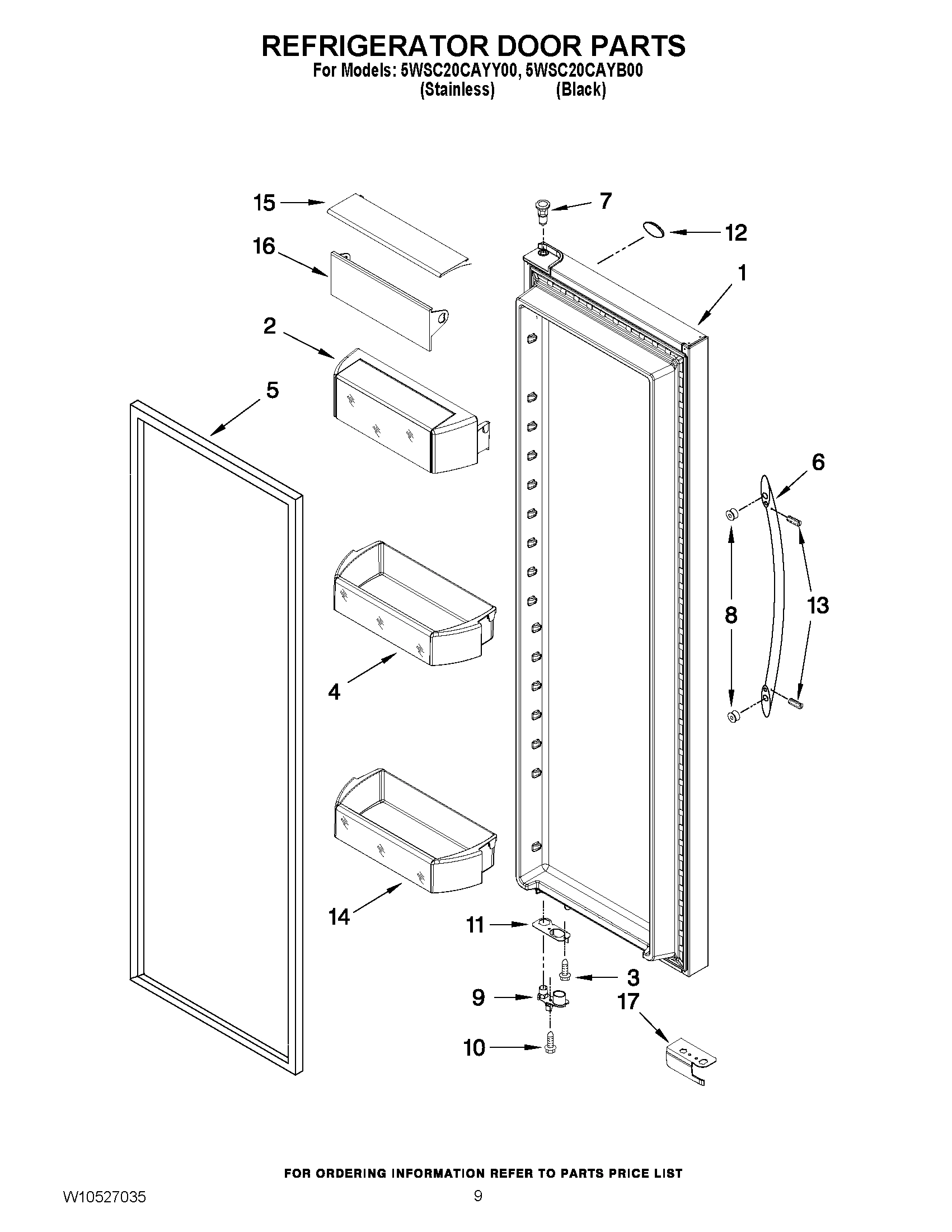 06 - REFRIGERATOR DOOR PARTS