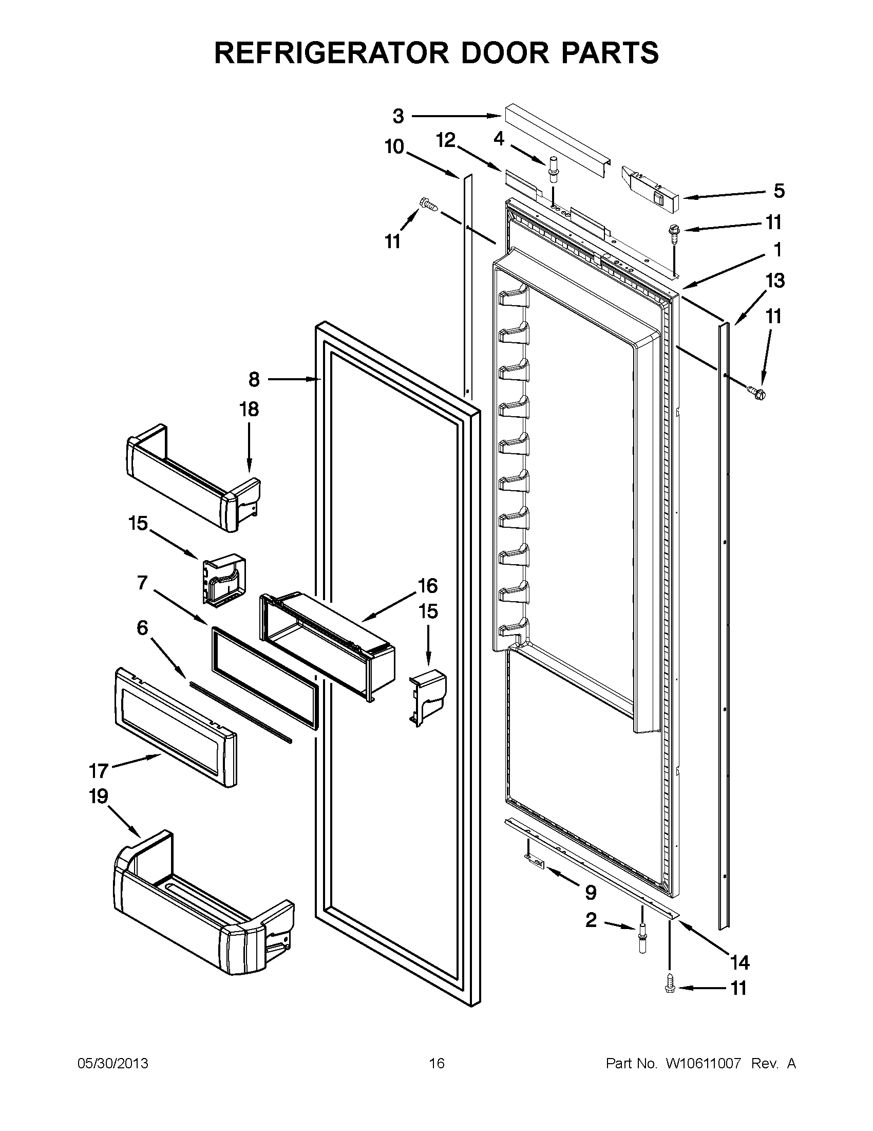 08 - REFRIGERATOR DOOR PARTS
