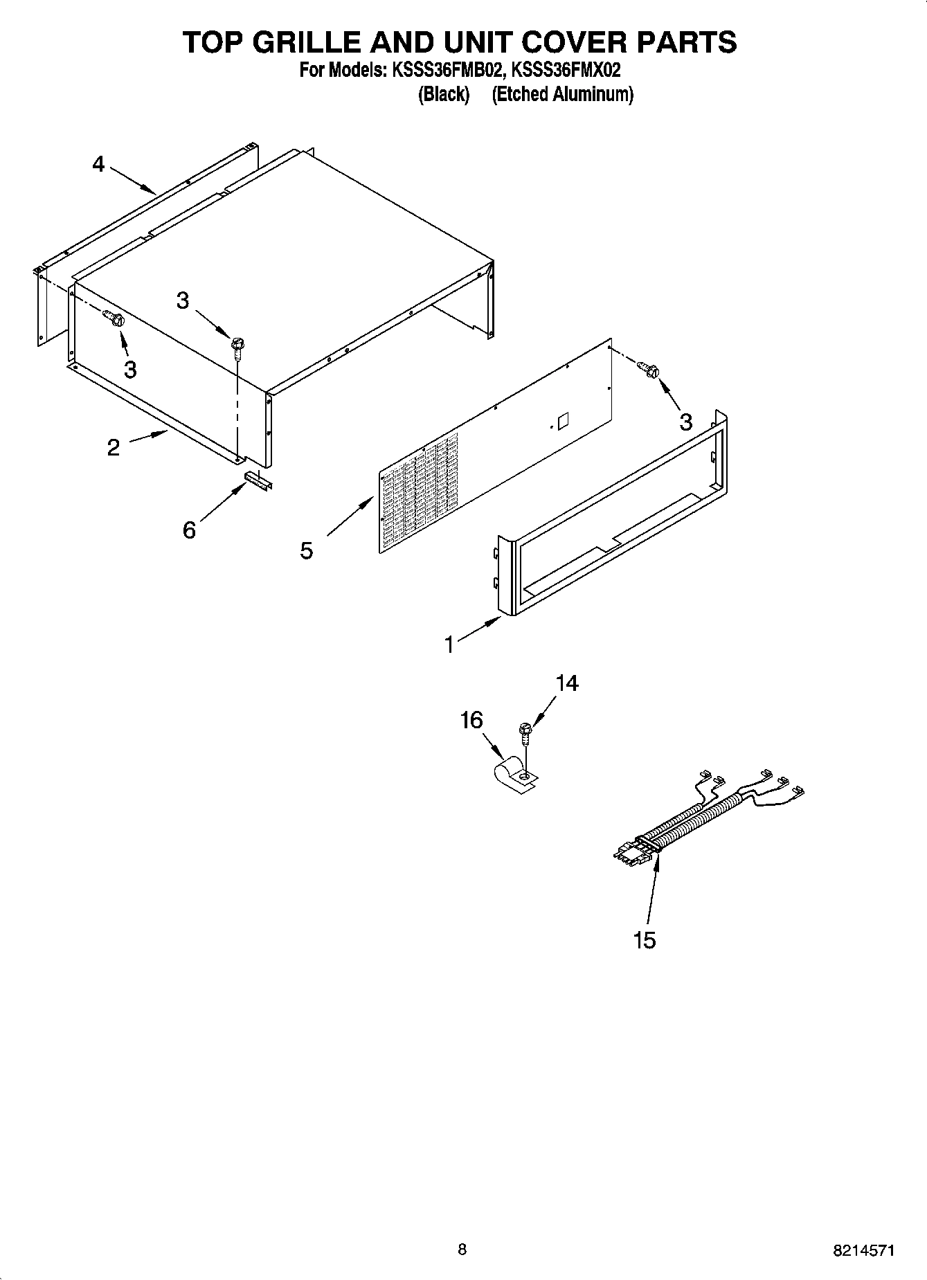 06 - TOP GRILLE AND UNIT COVER PARTS