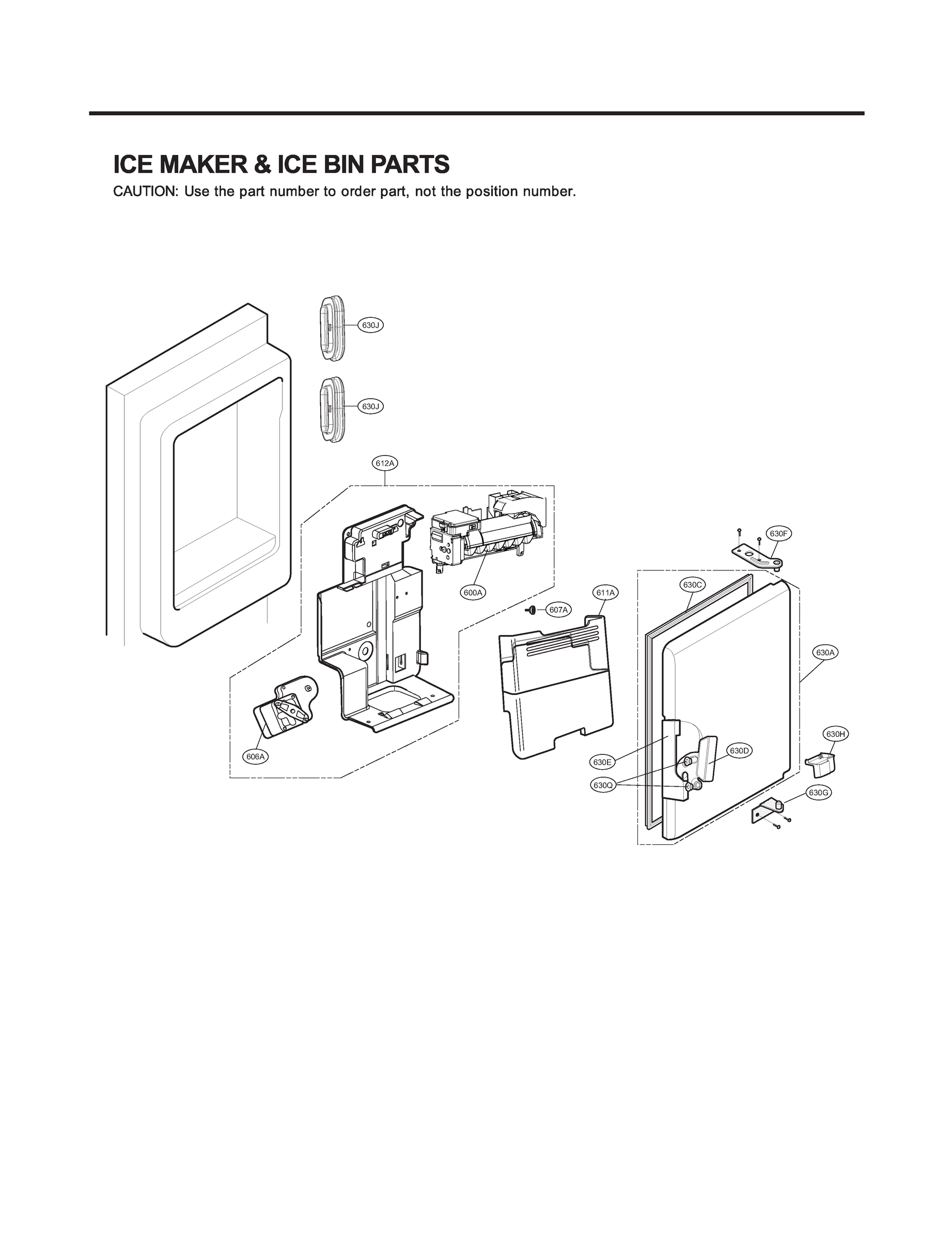 ICEMAKER & ICE BIN PARTS