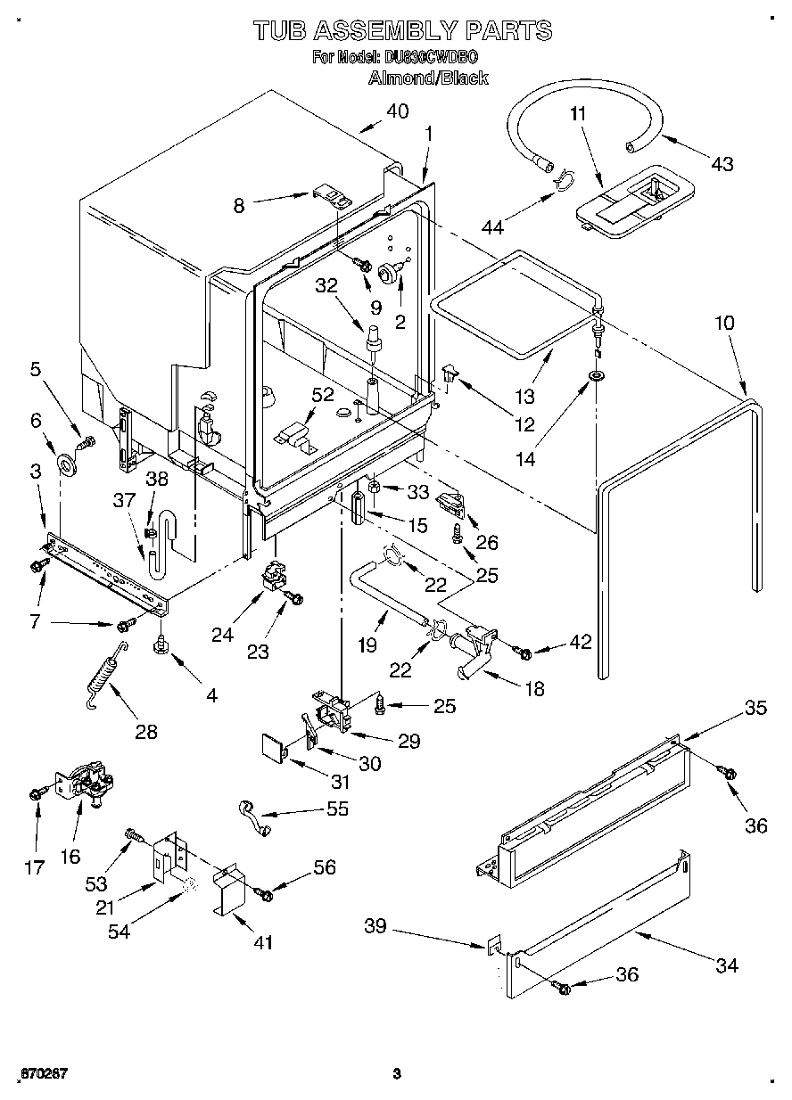 03 - TUB ASSEMBLY