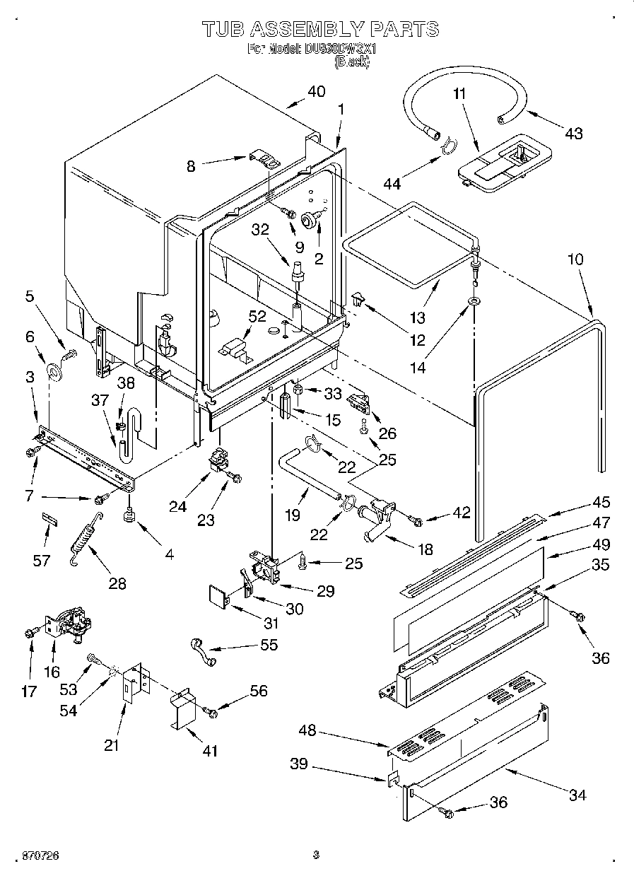 03 - TUB ASSEMBLY