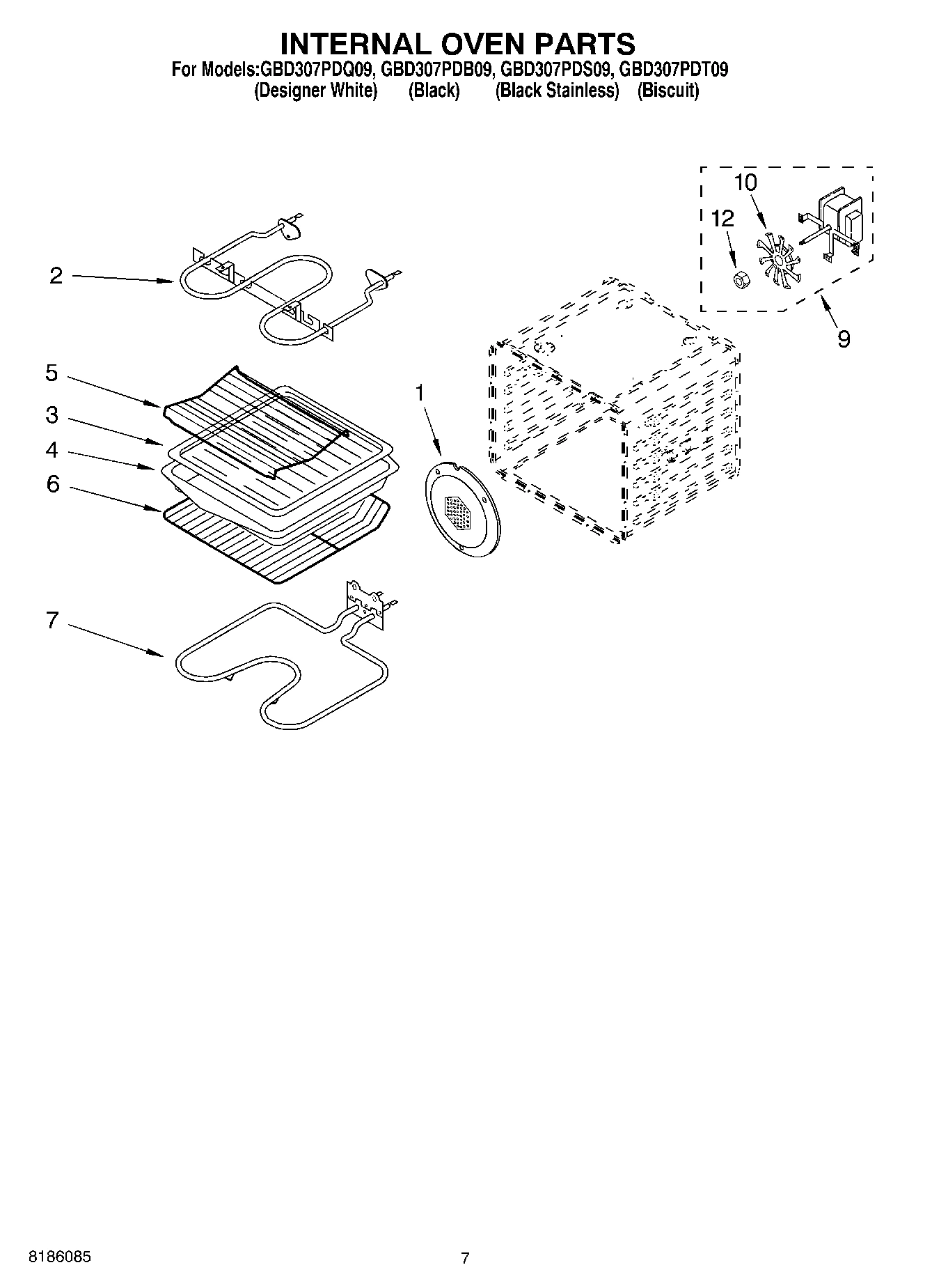 05 - INTERNAL OVEN PARTS