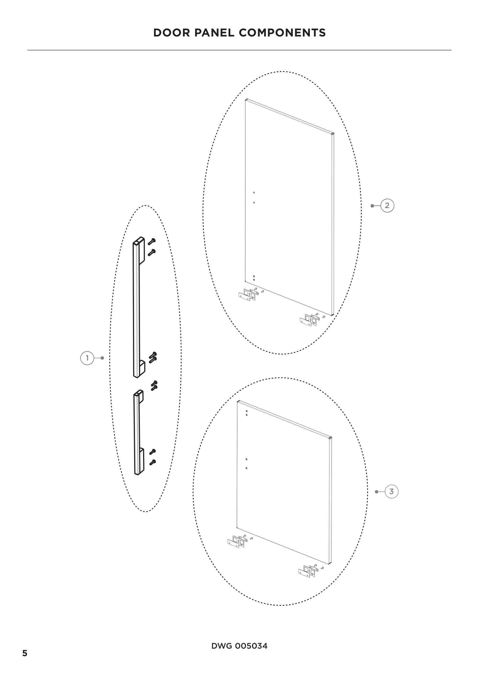 DOOR PANEL COMPONENTS
