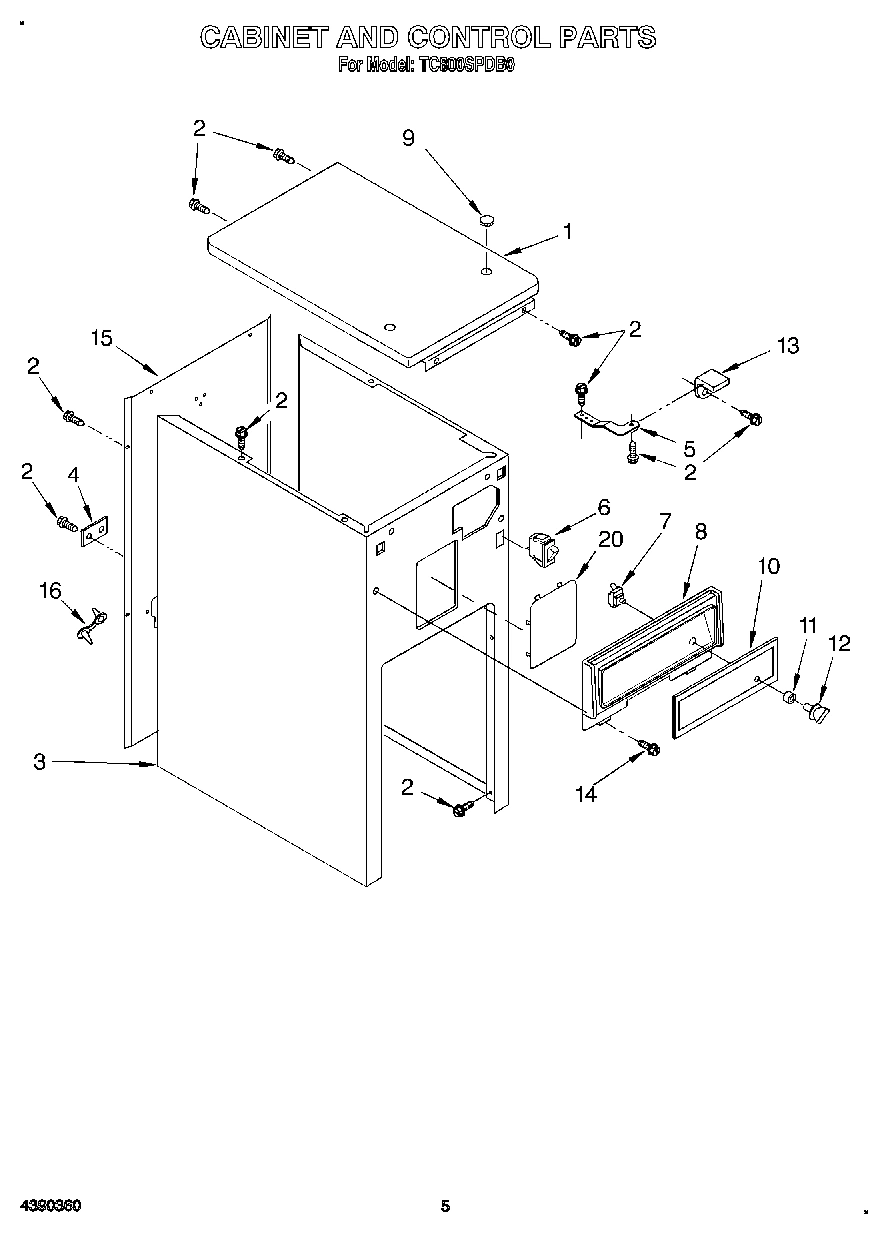05 - CABINET AND CONTROL